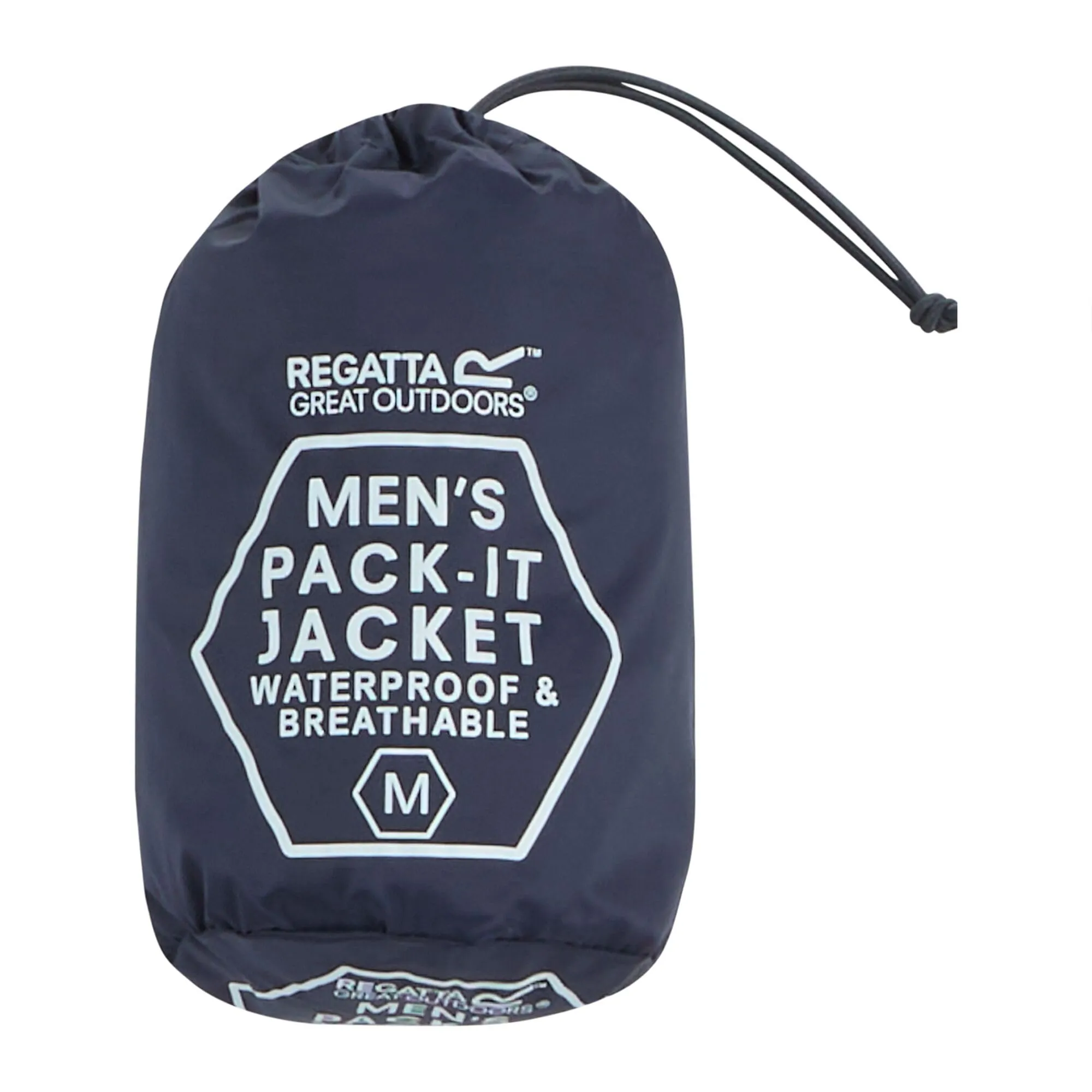 Regatta Pack It III Giacca Impermeabile Uomo, Blu Navy, 3XL - immagine 8