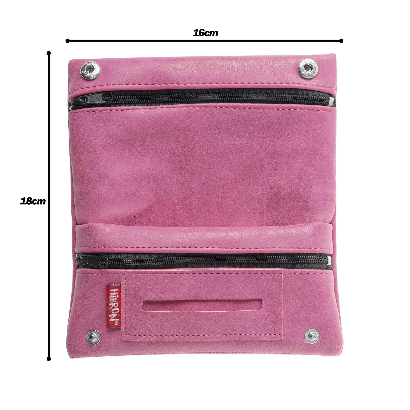 HIBRON Porta Tabacco Borsello in Pelle PU (58105 Rosa) - immagine 3