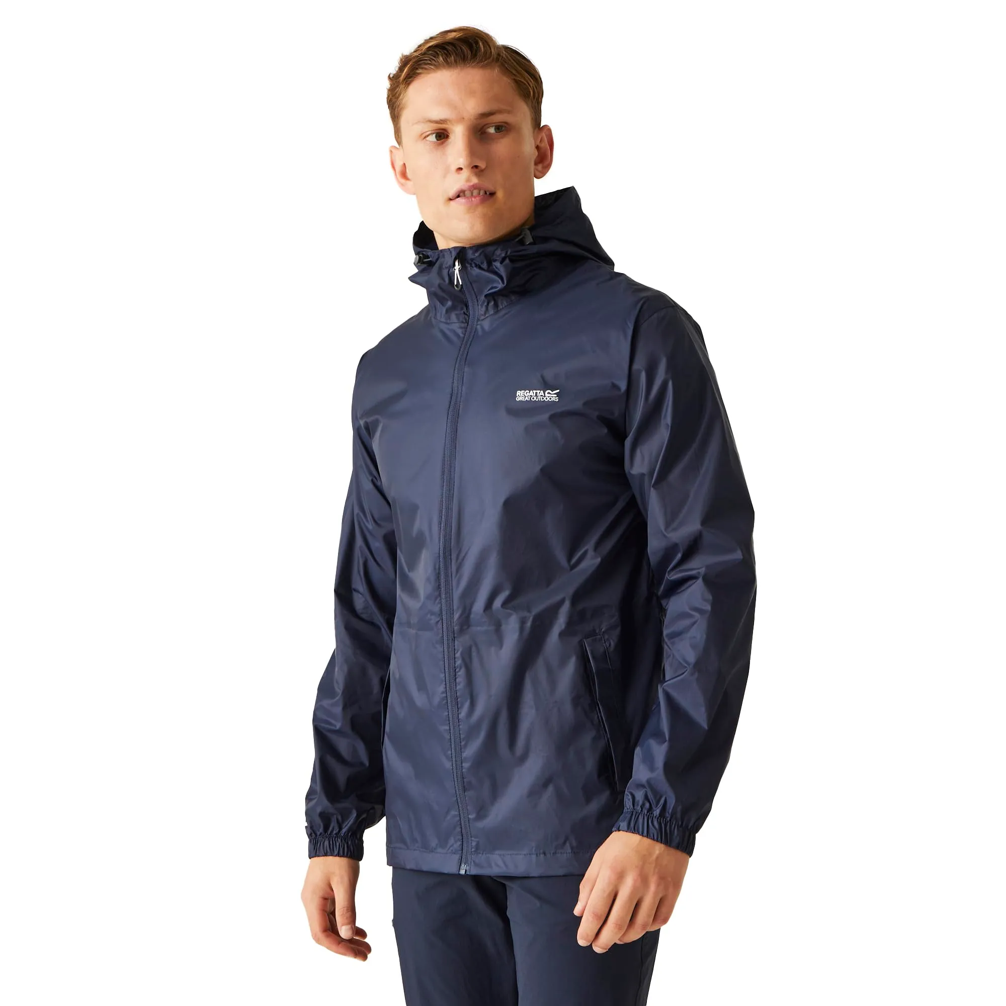 Regatta Pack It Waterproof Jacket, Navy, L - immagine 2