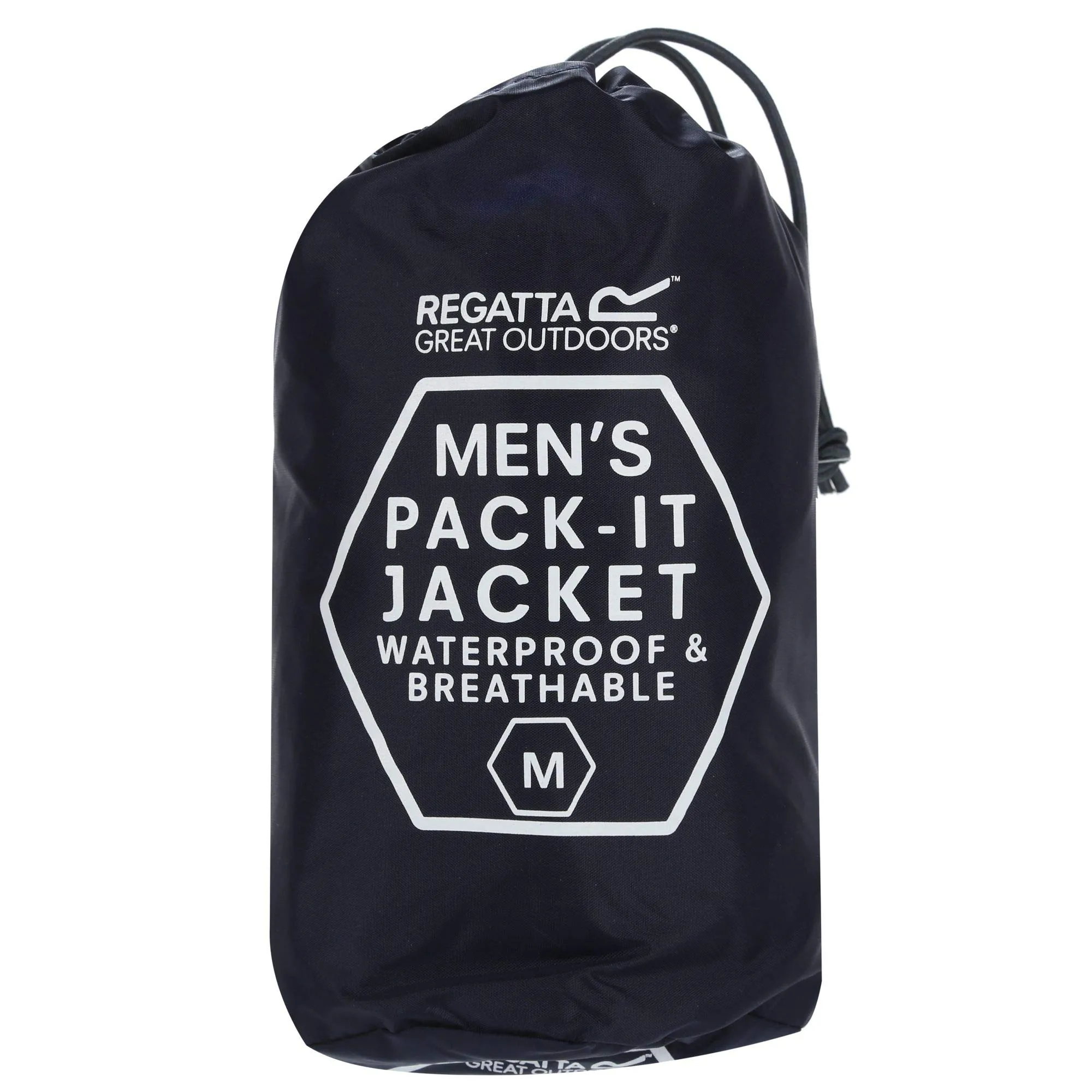 Regatta Pack-It III Giacca Impermeabile - Navy Blue - M - immagine 9