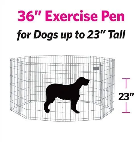 Bunny Business Box a 8 pannelli pieghevole per cani, cuccioli, gatti e conigli, nero, grande - immagine 2