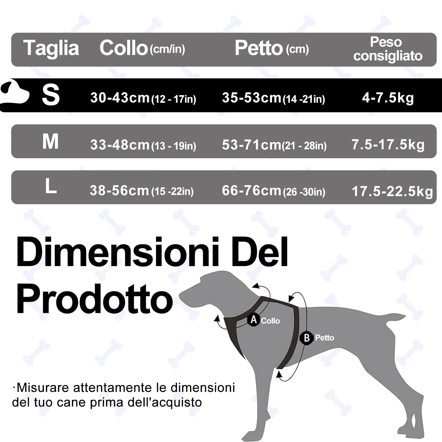 CUEMOON Pettorina per Cani Anti Tiro Riflettente, Nero, S - immagine 3