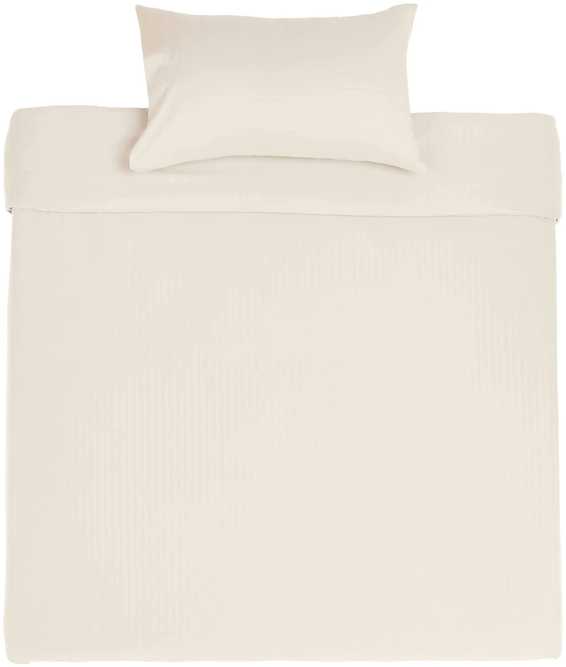 Amazon Basics Set Copripiumino Singolo in Microfibra, 2 Pezzi, Beige a Righe, 135 x 200 cm e Federa 50 x 80 cm - immagine 2