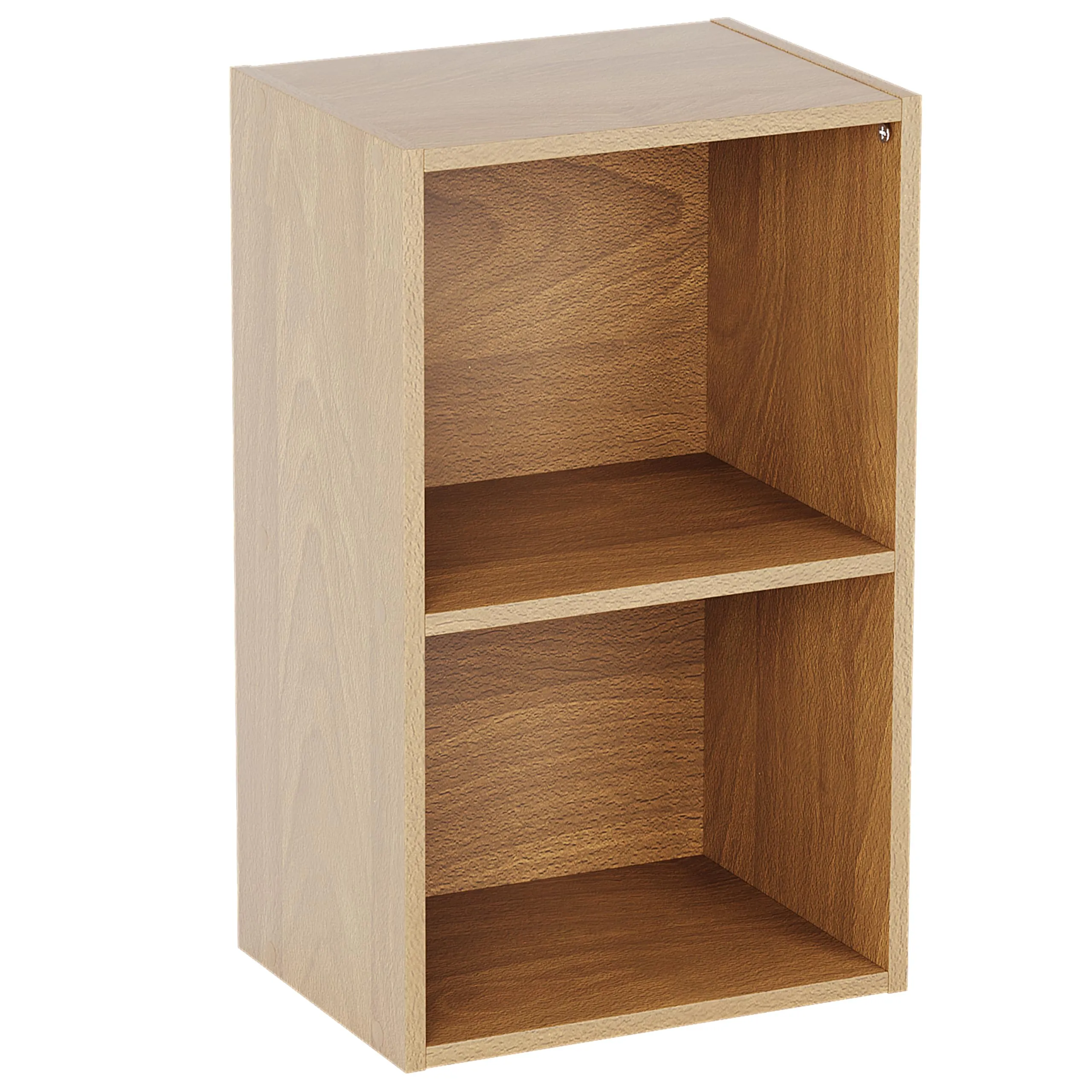 Vida Designs Oxford Libreria a Cubo 2 Ripiani, H54xW32xD24cm (Rovere) - immagine 1