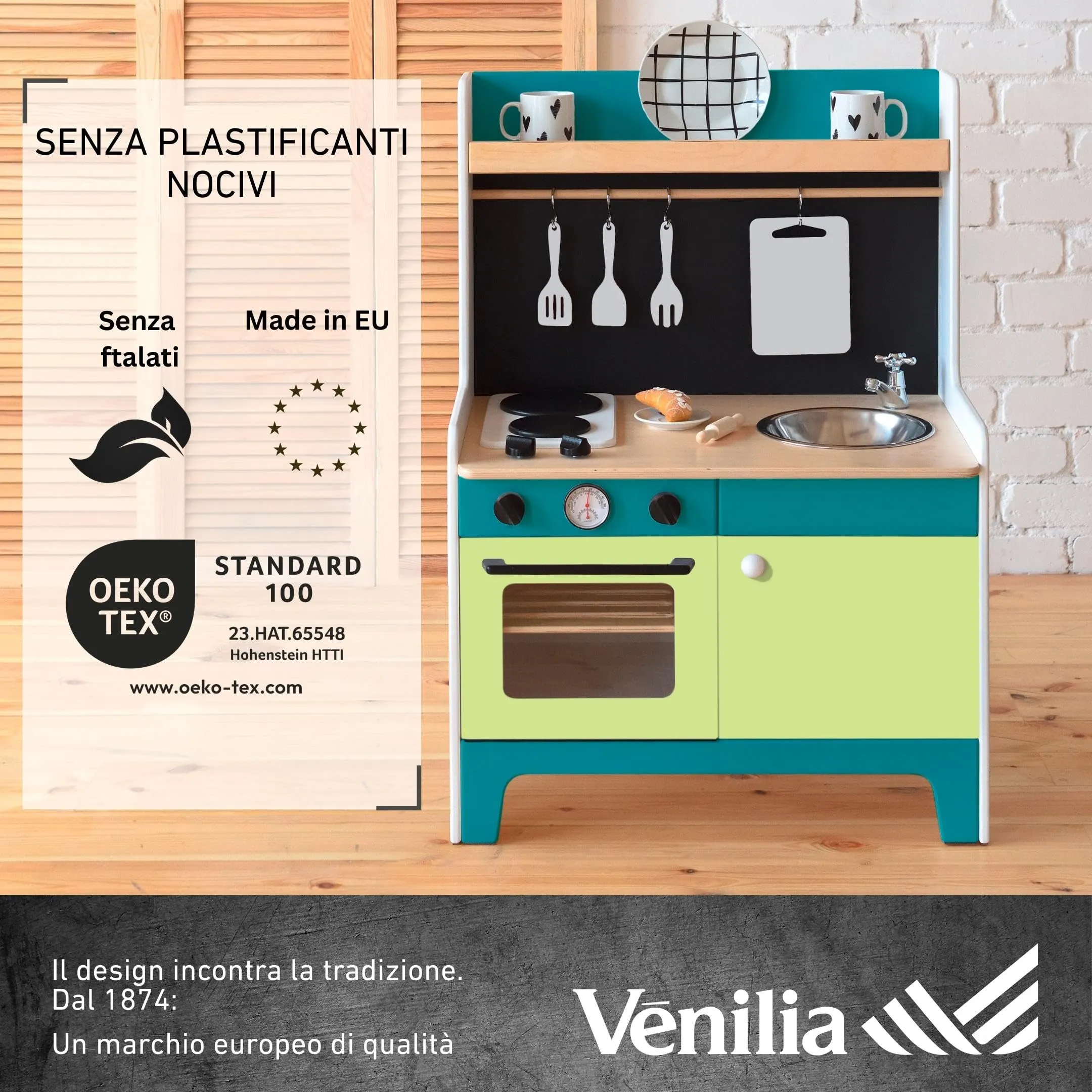 Venilia Pellicola Adesiva Opaca in PVC, Pistacchio, 45 x 200 cm - immagine 5