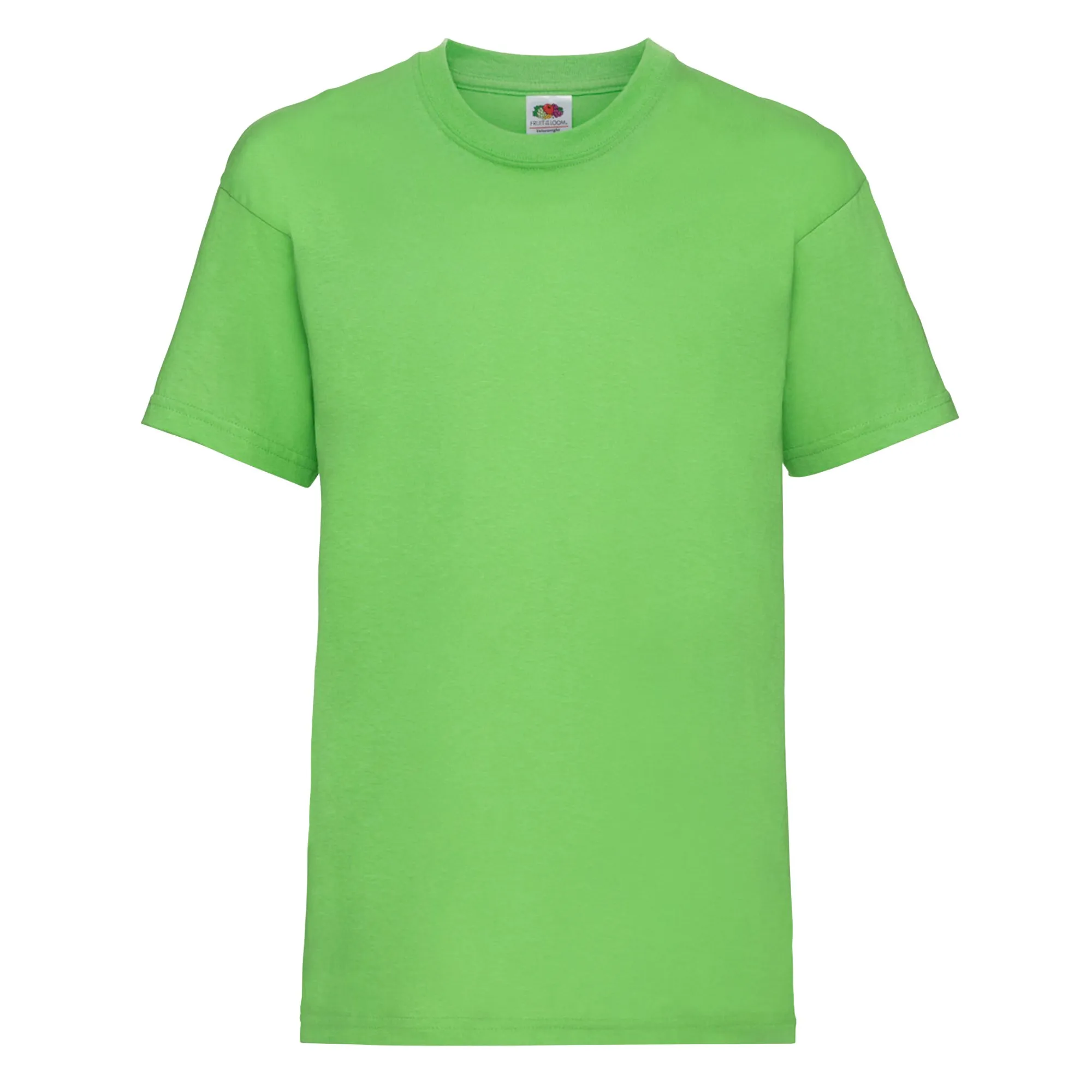 Fruit of the Loom Maglietta da ragazzo, Verde Lime, 9-11 anni (140) - immagine 1