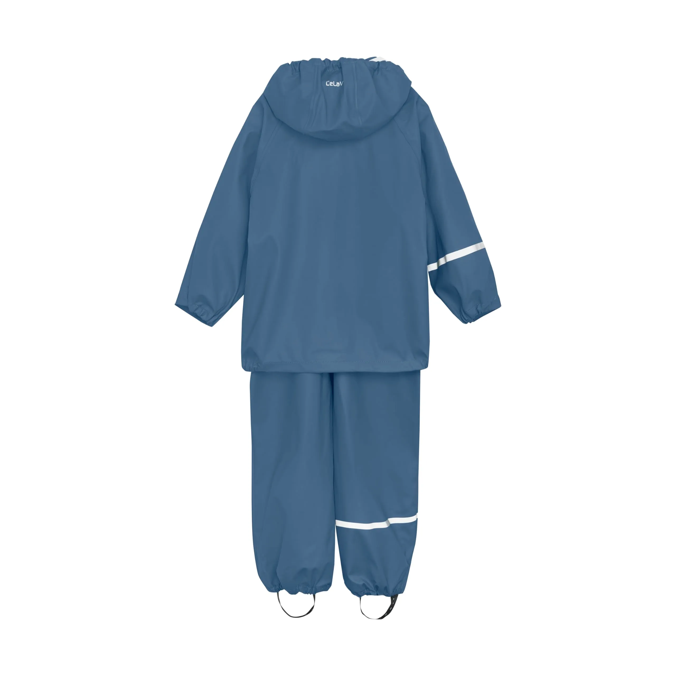 Celavi Two-Piece Rain Suit for Children, Ice Blue 717, Size 150 - immagine 2
