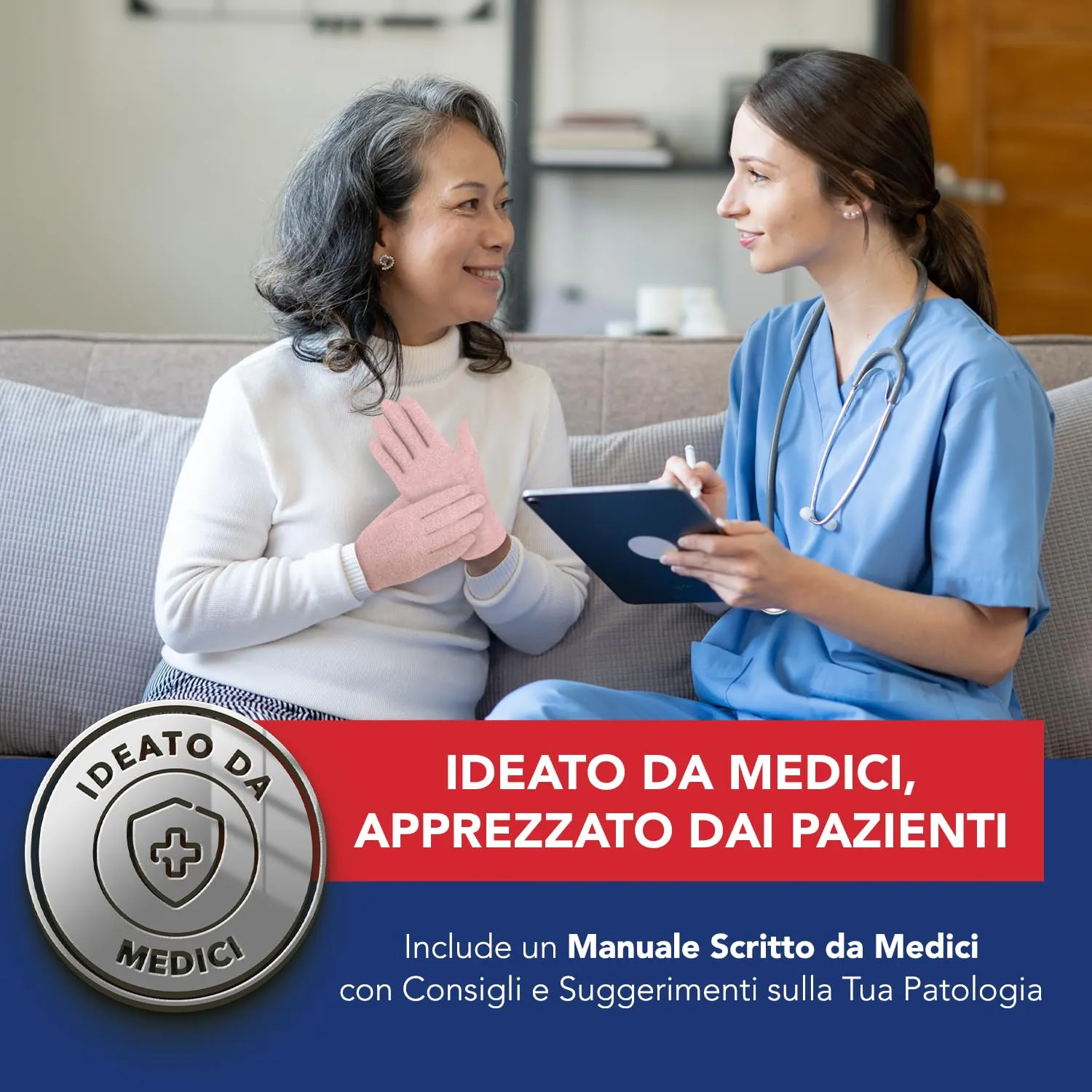 Dr. Arthritis Tutore Tunnel Carpale a Compressione, Rosa, Taglia M, 1 Paio - immagine 8