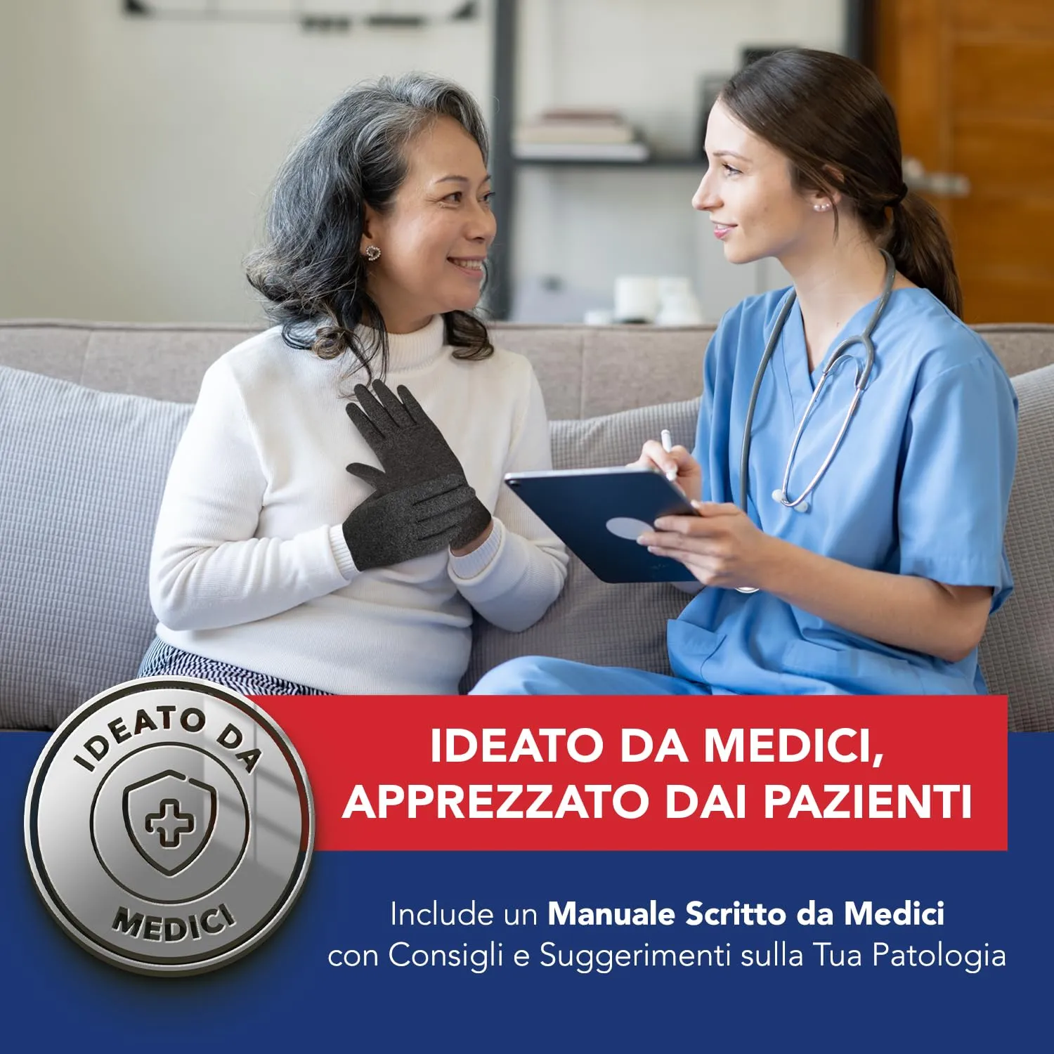 Dr. Arthritis Tutore Tunnel Carpale a Compressione, Grigio, Taglia M, 1 Paio - immagine 8