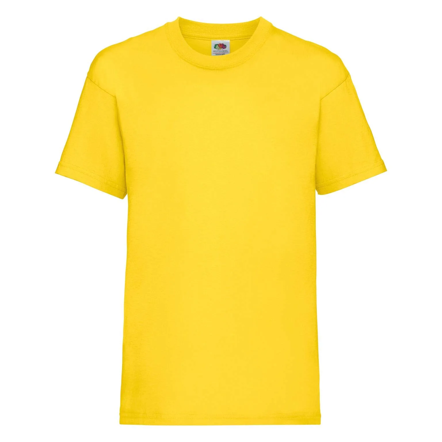 Fruit of the Loom Maglietta da Ragazzo (Confezione da 2) Giallo, 7-8 Anni - immagine 1