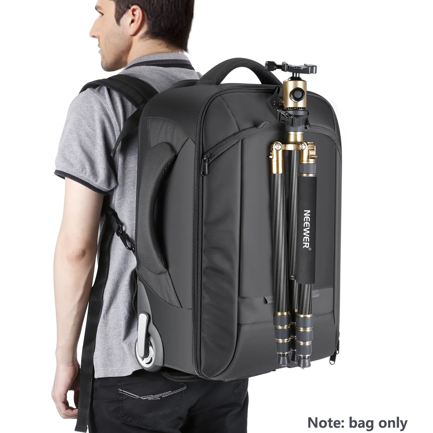 Neewer 2 in 1 Rolling Camera Backpack Suitcase - immagine 4