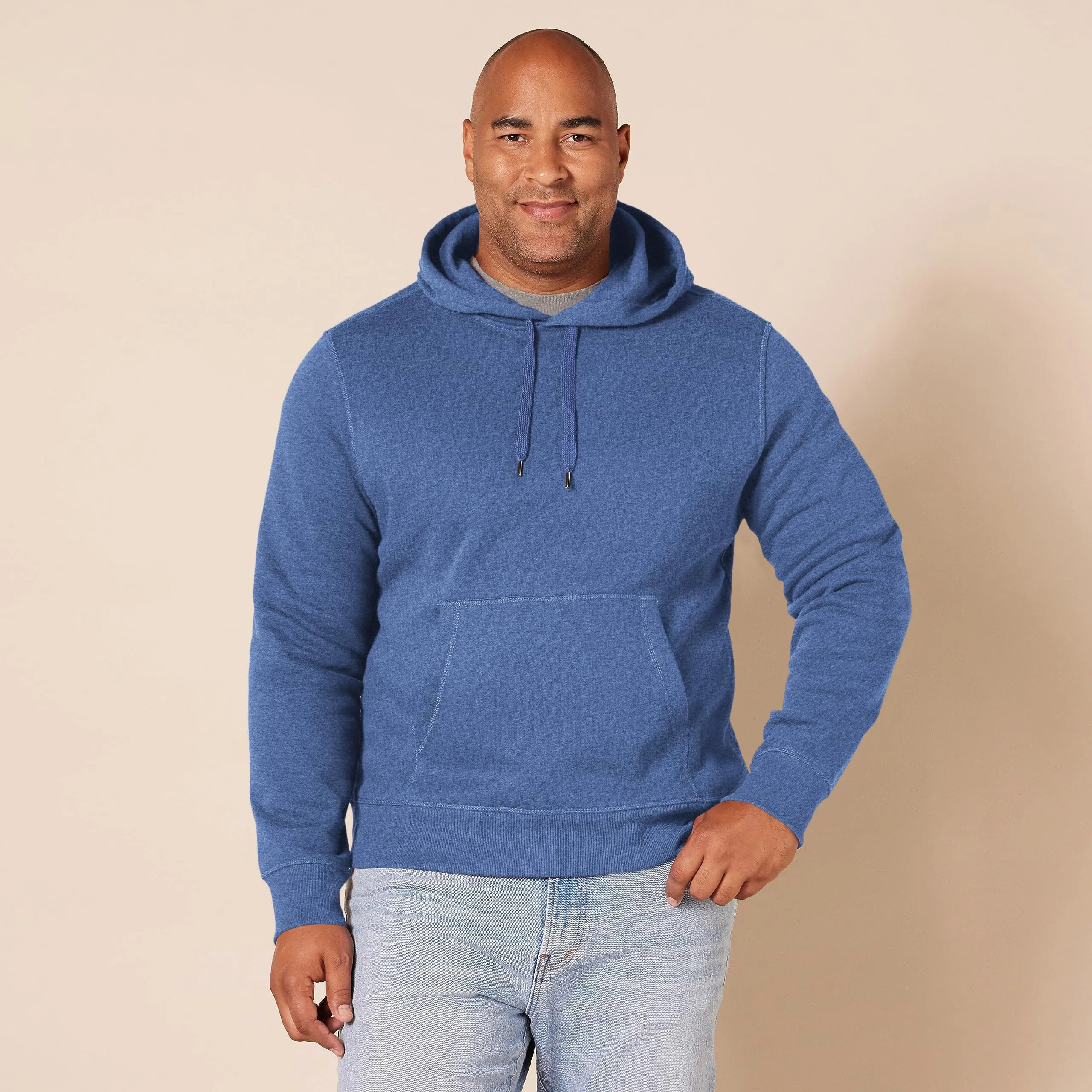 Amazon Essentials Felpa con Cappuccio Uomo, Blu Puntinato, XXL - immagine 6