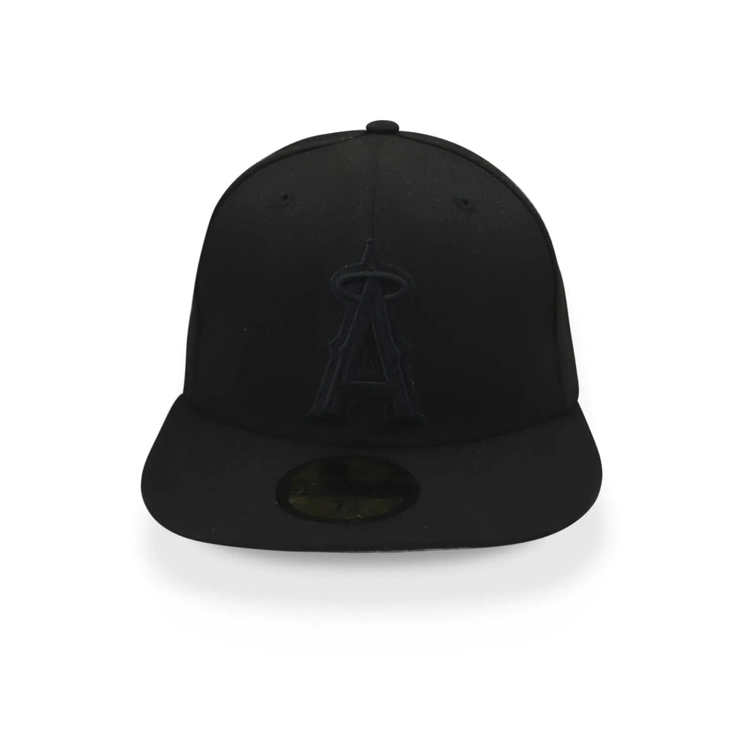 New Era 59Fifty MLB Anaheim Angels Fitted Baseball Hat - Black (7 3/8) - immagine 3
