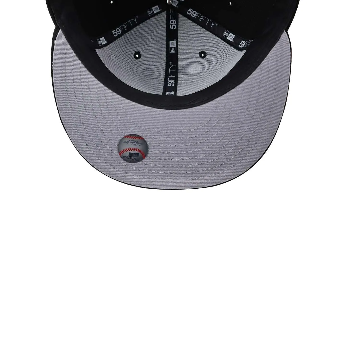 New Era 59Fifty MLB Anaheim Angels Fitted Baseball Hat - Black (7 3/8) - immagine 5