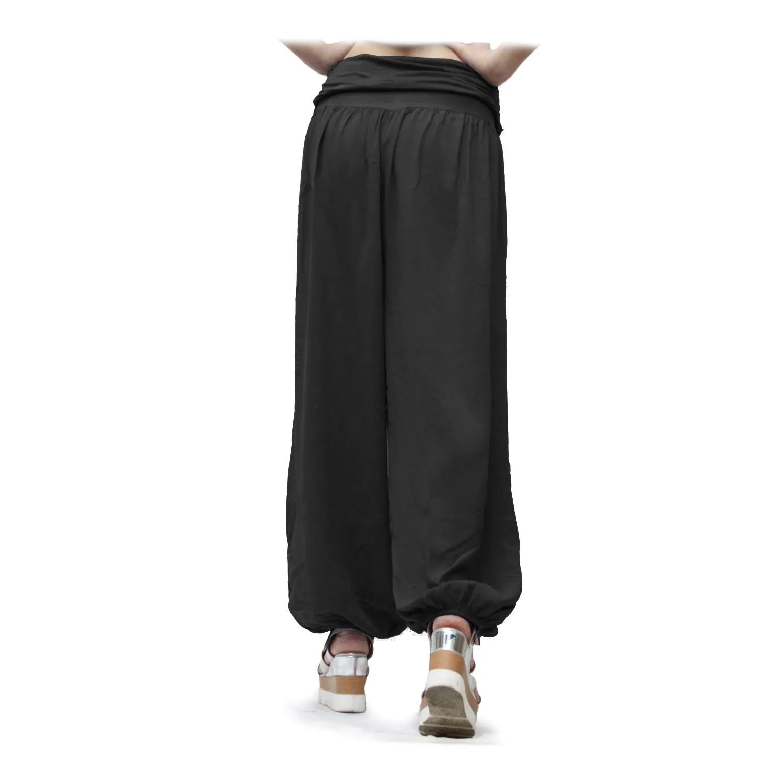 GLAMEXX24 Pantaloni Harem Donna, Pantaloni Yoga Casual con Tasche, Sportivi Leggeri per Jogging, Danza e Pilates - immagine 4