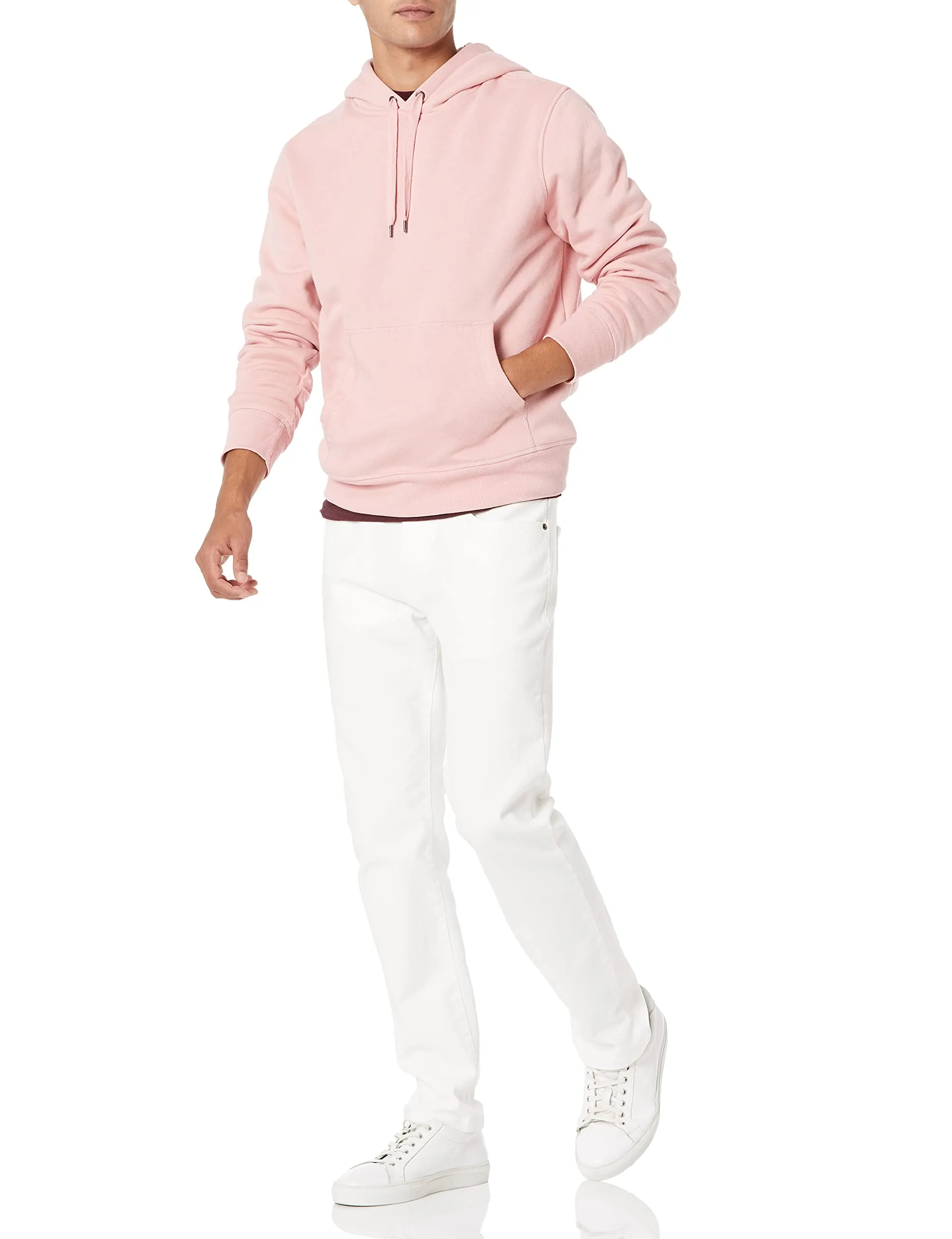 Amazon Essentials Felpa con Cappuccio Uomo, Rosa, XL - immagine 5
