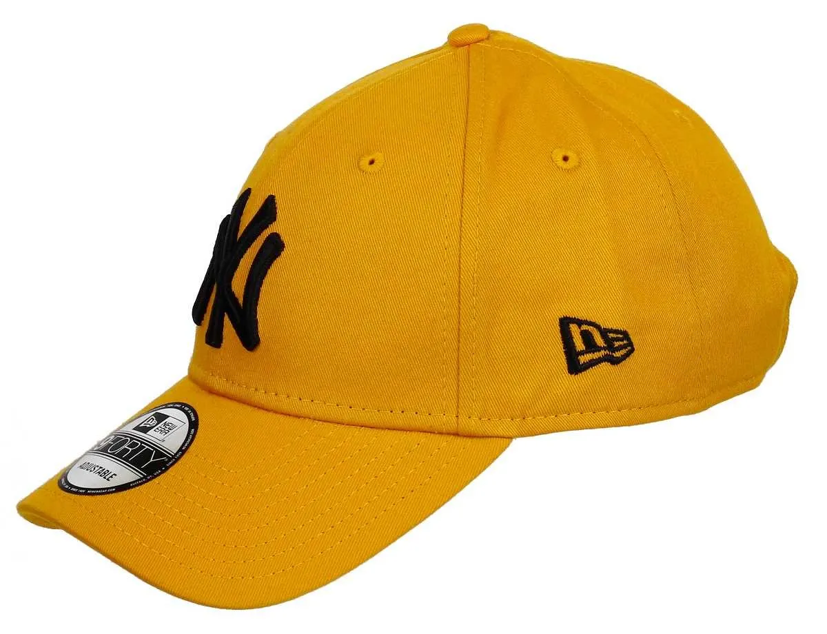 New Era York Yankees 9forty Adjustable Cap League Essential - Gold - One Size - immagine 1