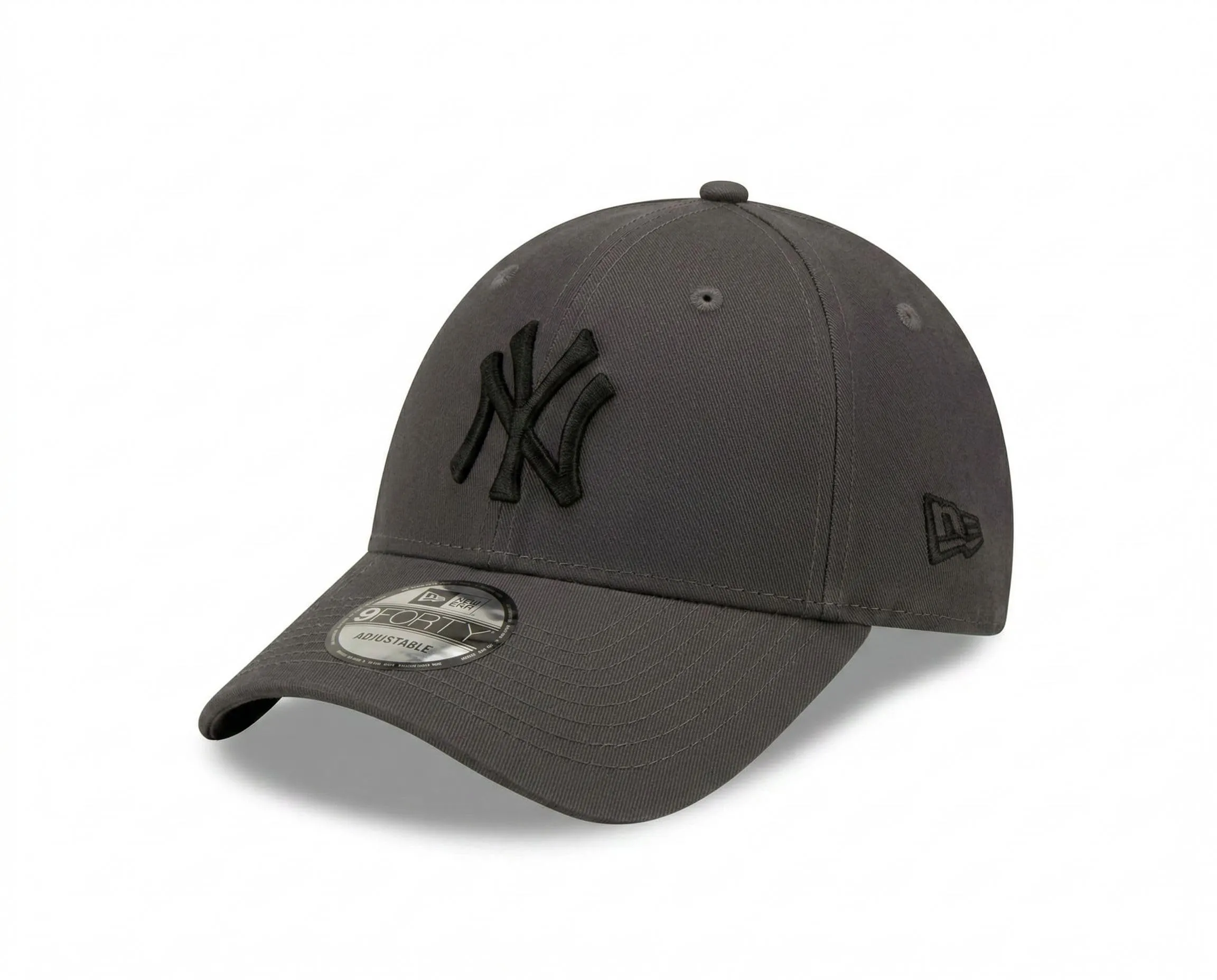 New Era York Yankees 9forty Adjustable Cap League Essential - Graphite - One Size - immagine 1