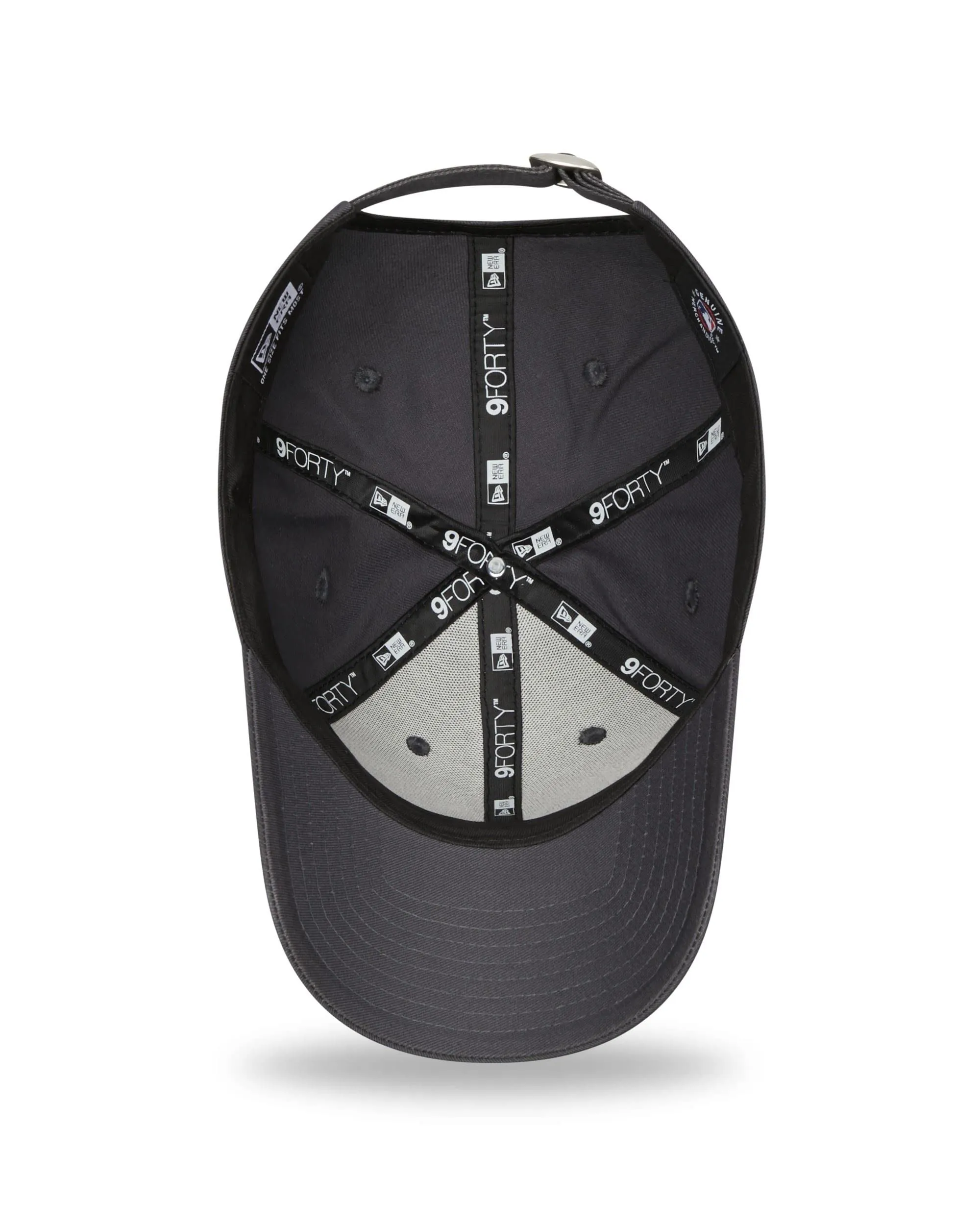 New Era York Yankees 9forty Adjustable Cap League Essential - Graphite - One Size - immagine 5