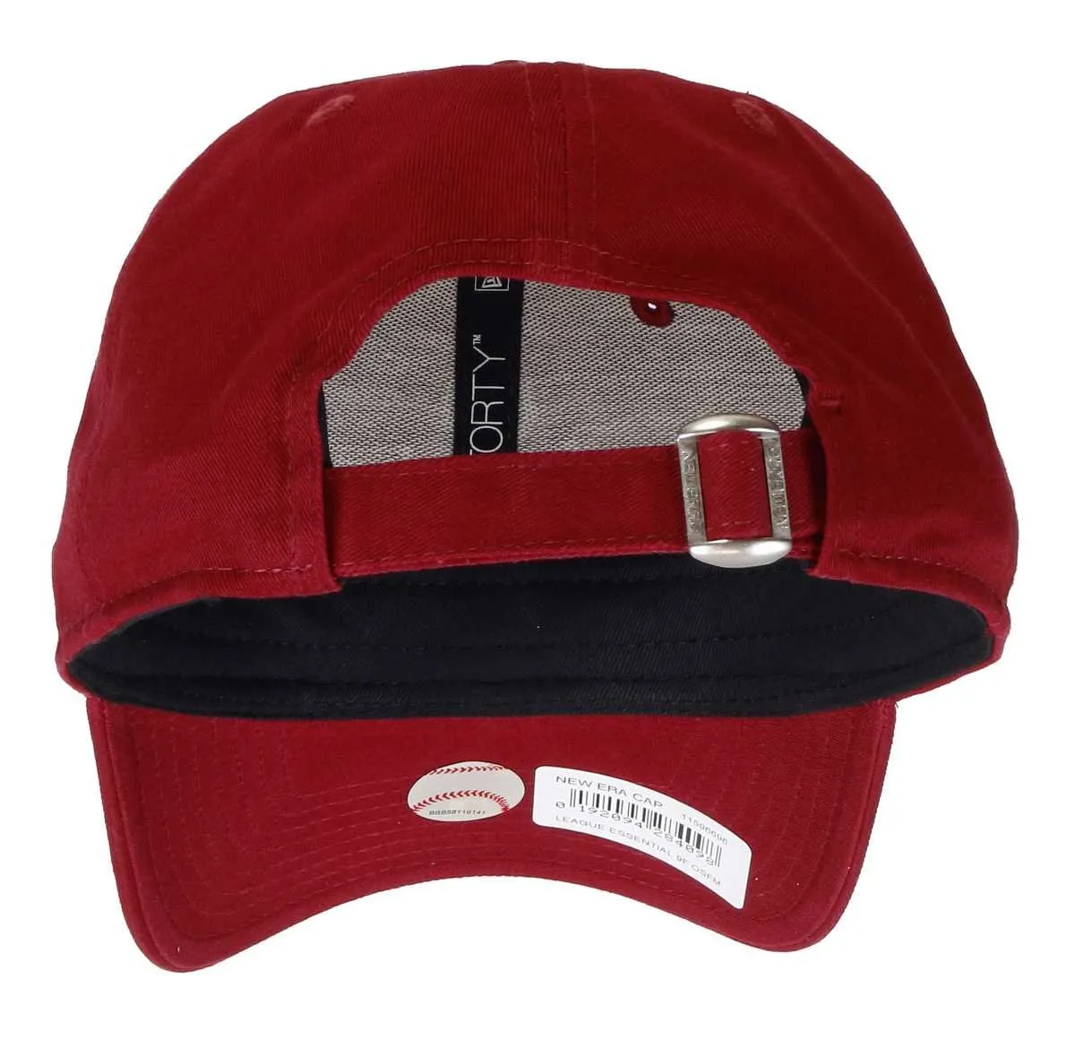 New Era York Yankees 9FORTY Adjustable Cap League Essential - Maroon - One Size - immagine 2