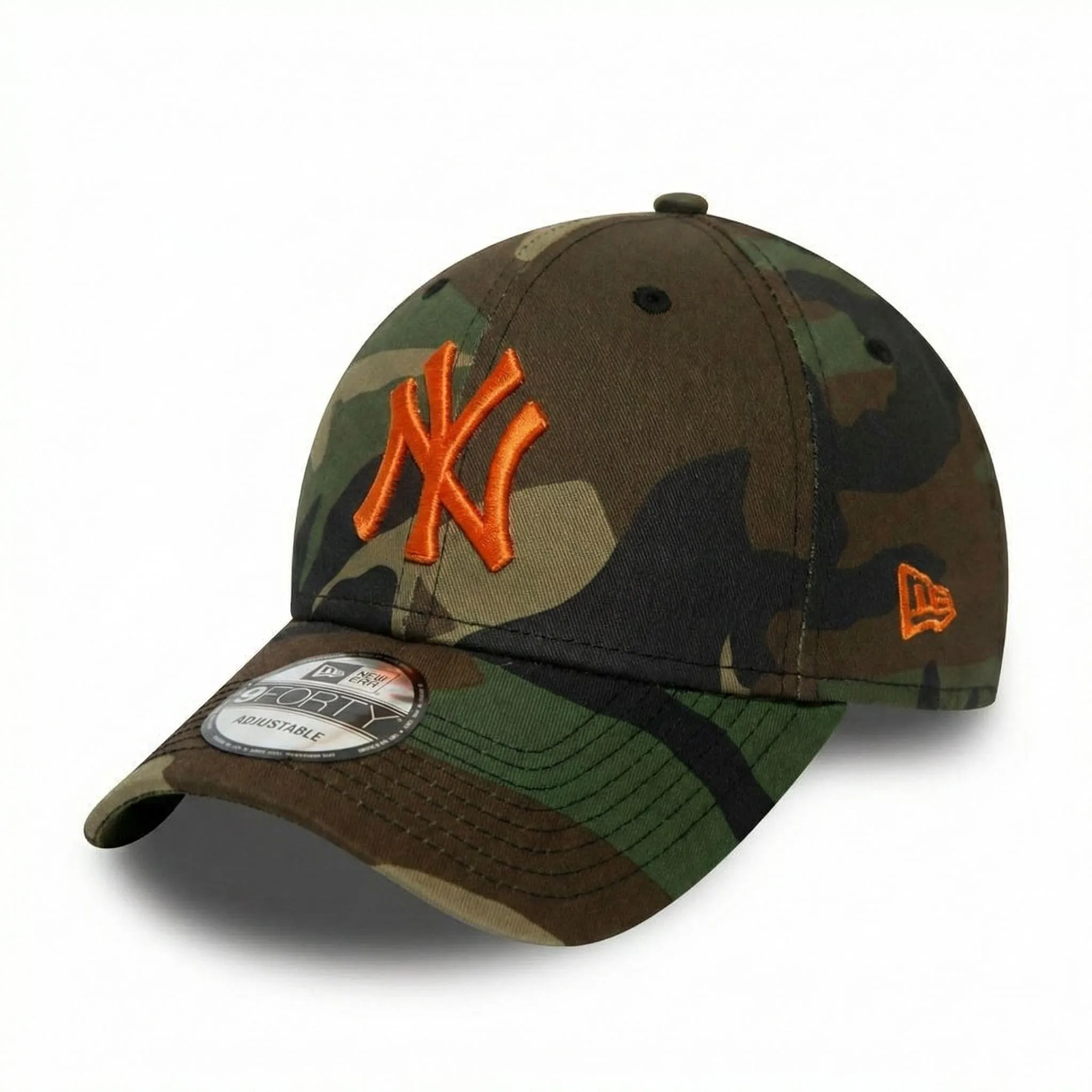 New Era York Yankees 9forty Adjustable Cap League Essential Camouflage One-Size - immagine 1