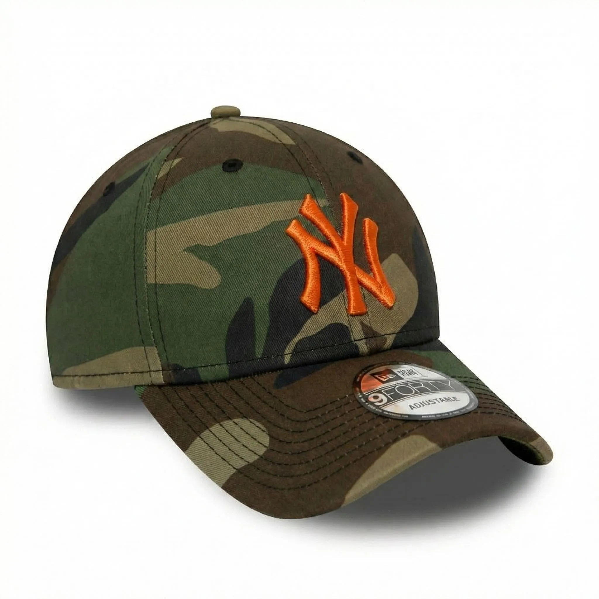 New Era York Yankees 9forty Adjustable Cap League Essential Camouflage One-Size - immagine 2