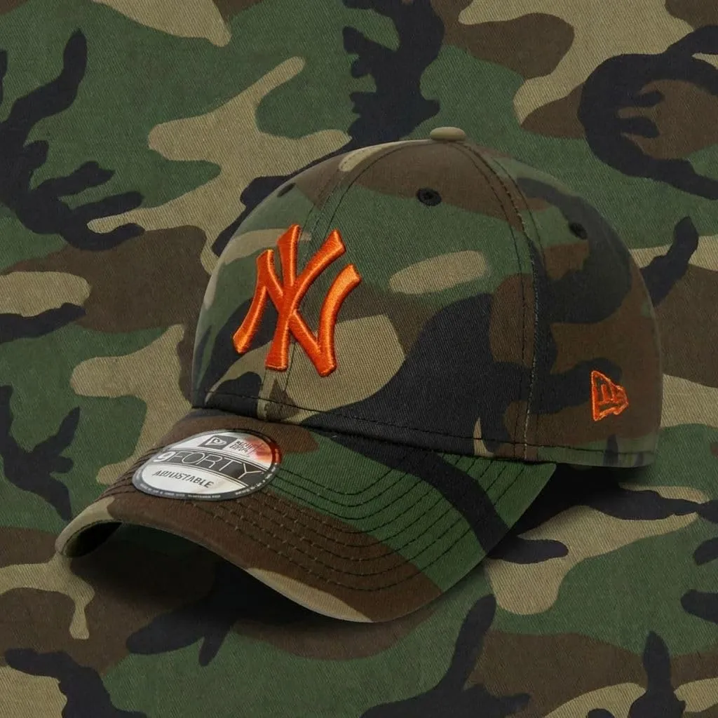 New Era York Yankees 9forty Adjustable Cap League Essential Camouflage One-Size - immagine 6