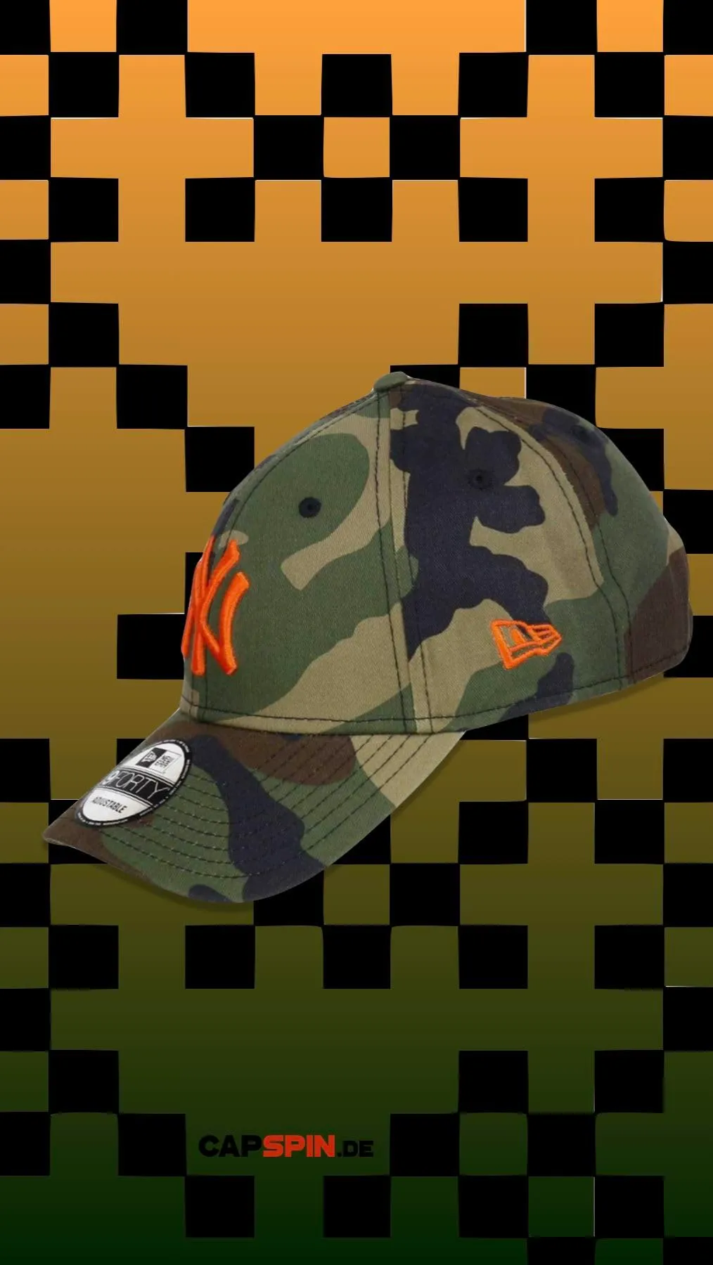 New Era York Yankees 9forty Adjustable Cap League Essential Camouflage One-Size - immagine 8