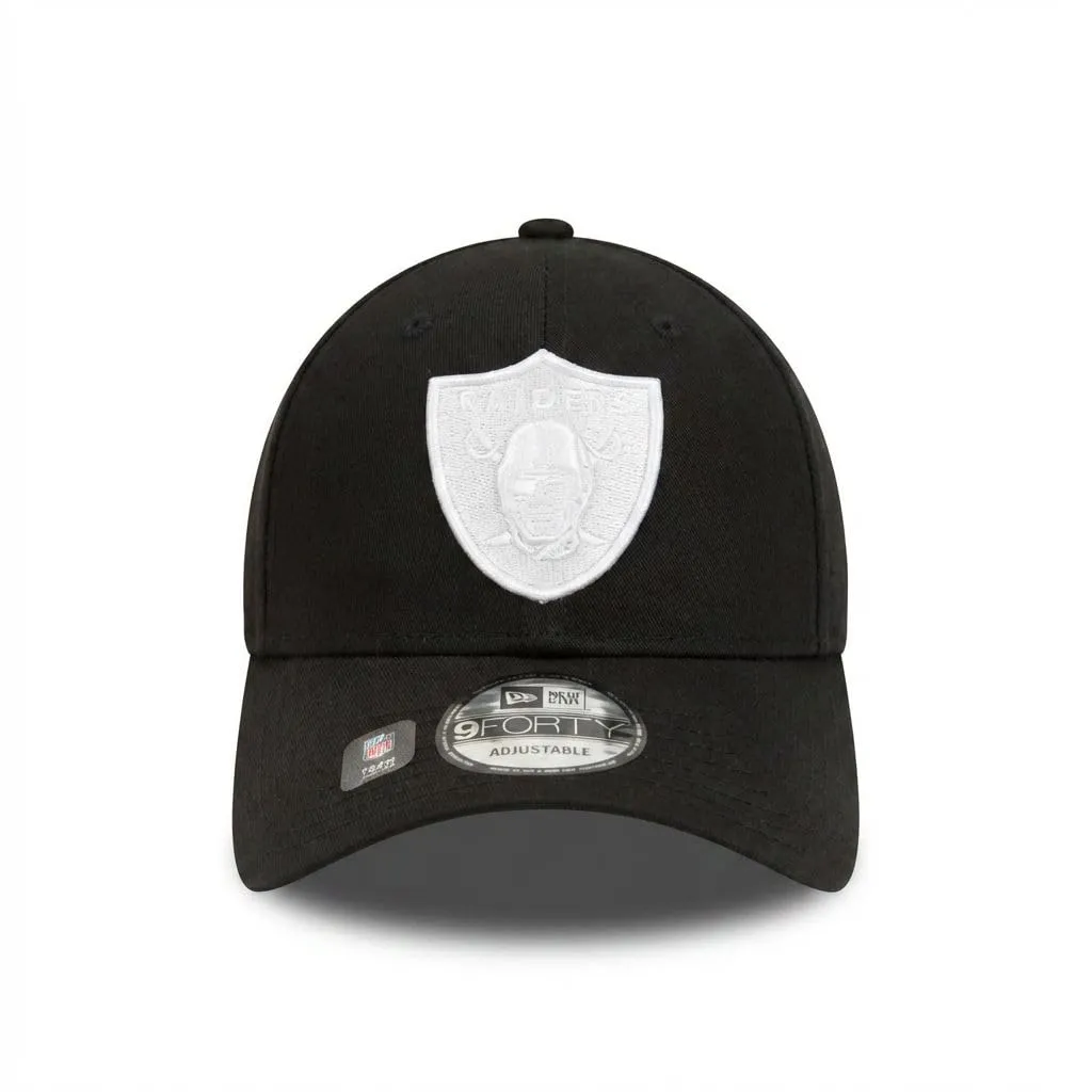 New Era Oakland Raiders League Essential 9Forty Cap - Black - One Size - immagine 3