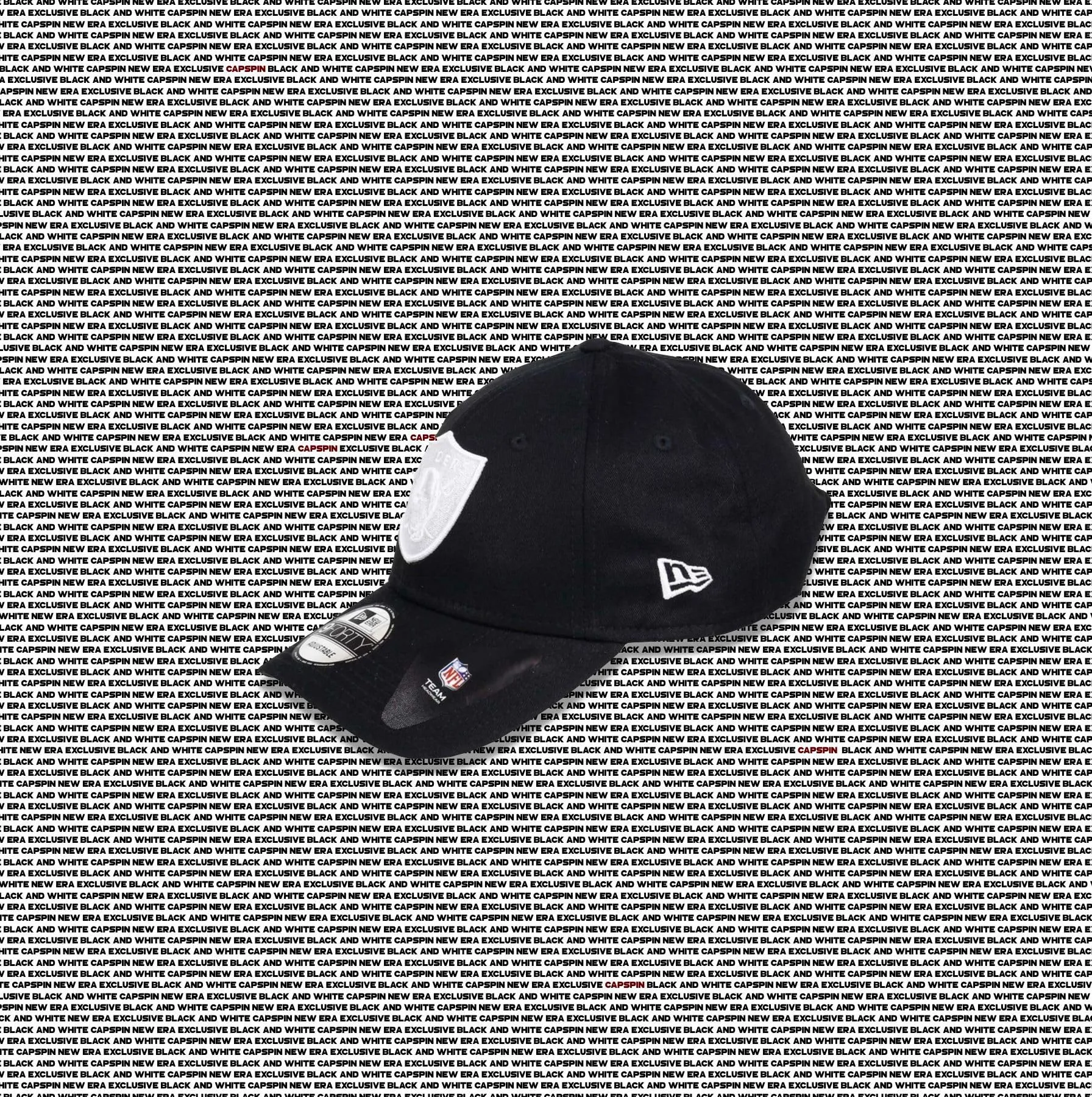 New Era Oakland Raiders League Essential 9Forty Cap - Black - One Size - immagine 7