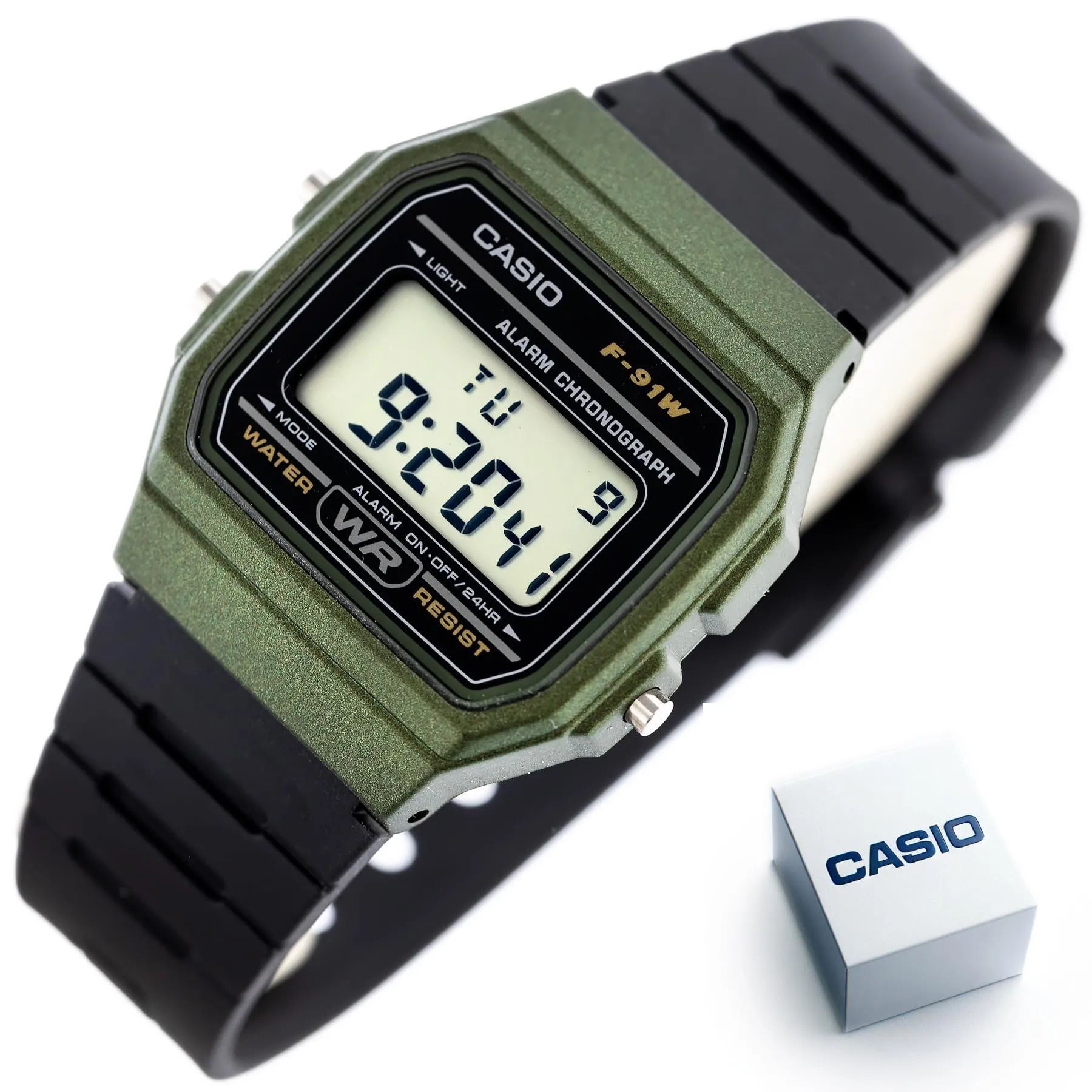 Casio F-91WM-3ACF Orologio Digitale Verde - immagine 6