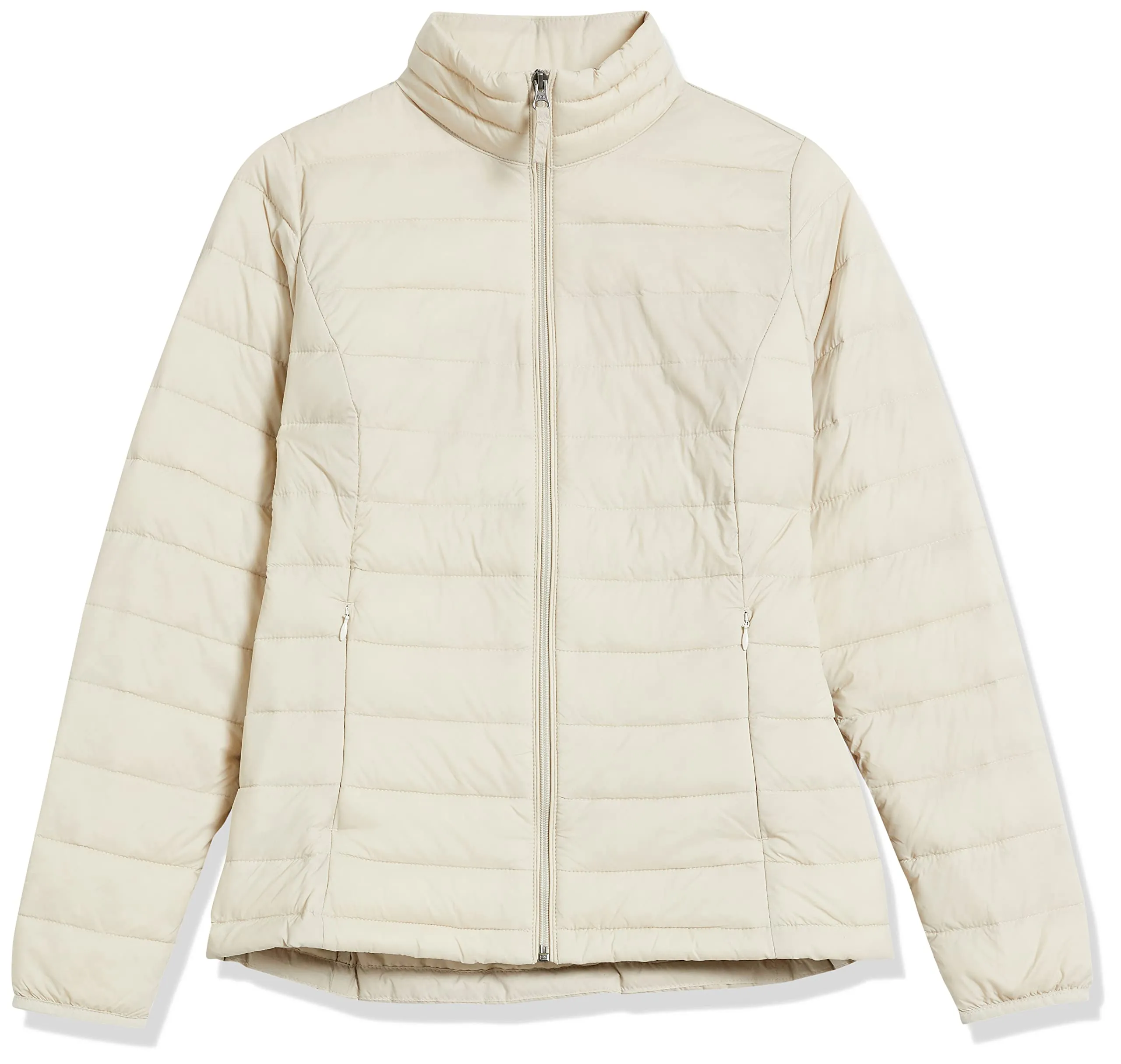 Amazon Essentials Piumino Leggero Resistente all'Acqua Ripiegabile Donna, Grigio Pietra, S - immagine 10