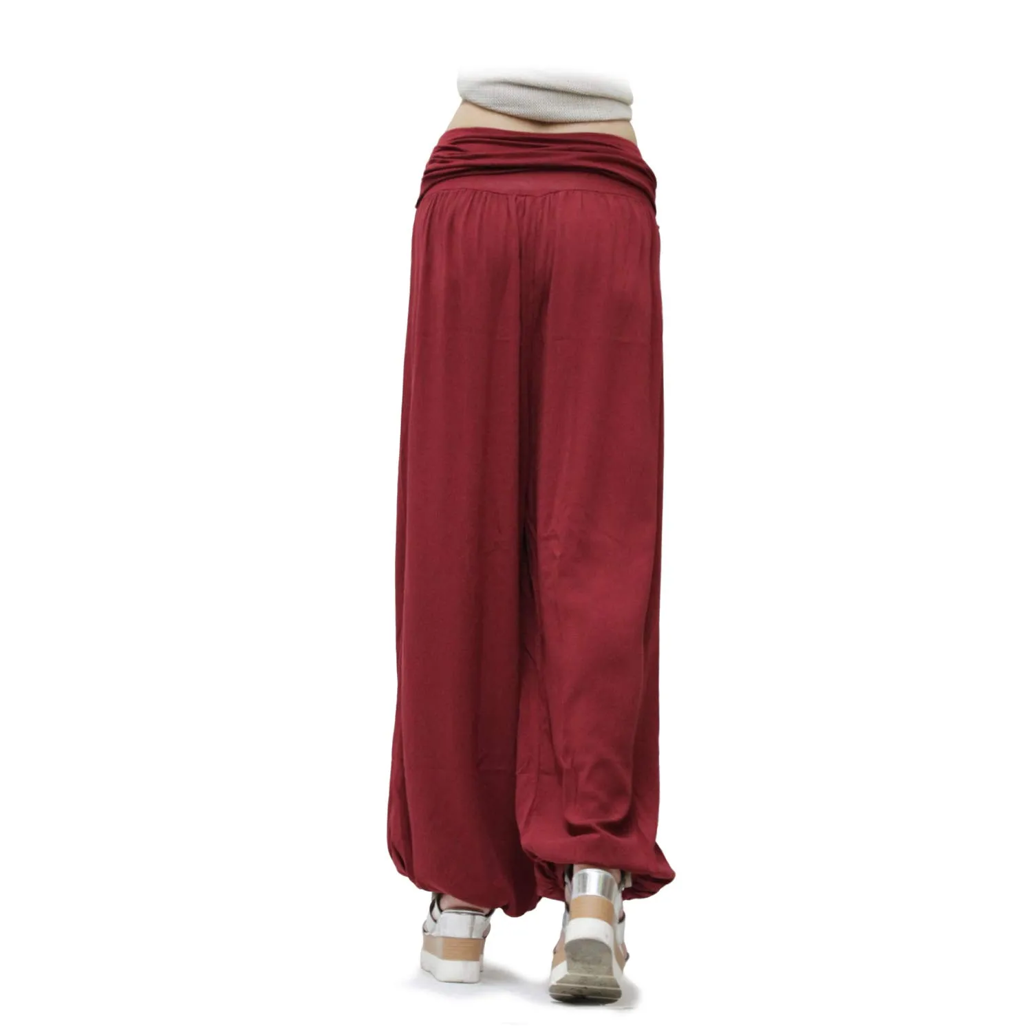 GLAMEXX24 Pantaloni Harem Donna Casual con Tasche per Yoga, Sport, Danza e Pilates - immagine 5