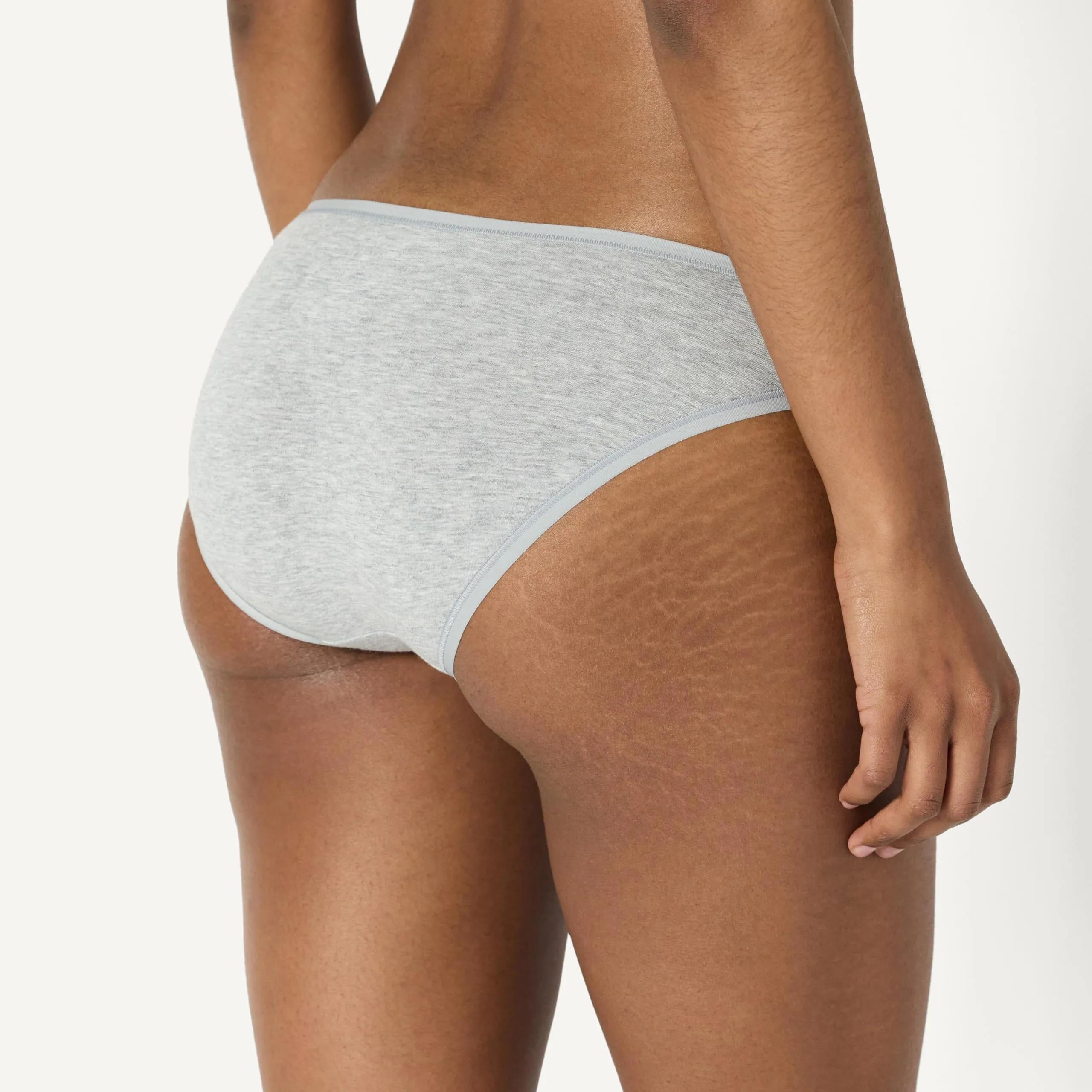 Amazon Essentials Slip Bikini in Cotone Donna, Pacco da 10, Bianco/Grigio Puntinato/Nero/Rosa Chiaro, 42 - immagine 3
