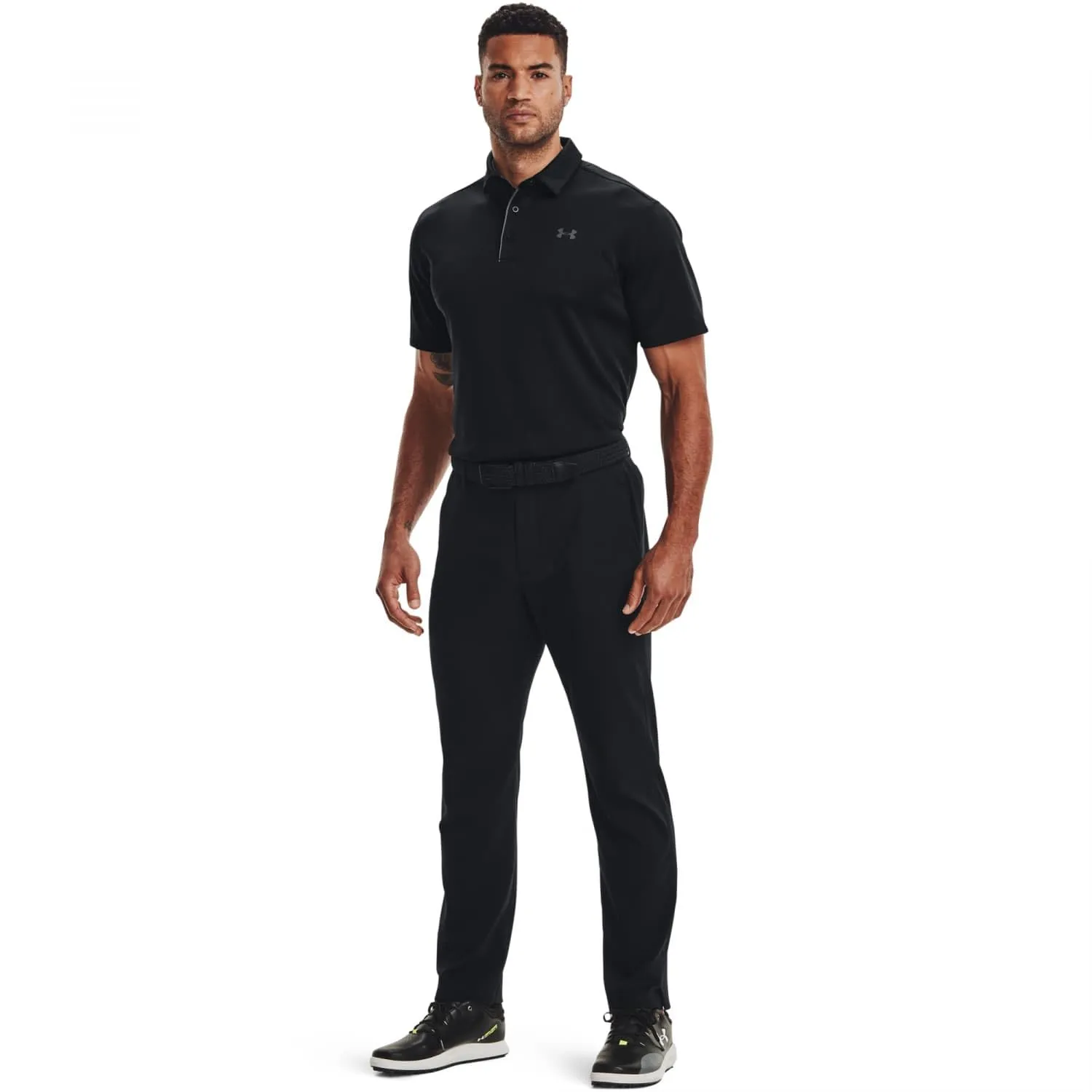 Under Armour Tech Polo Uomo, Black/Graphite 01, XXL Tall - immagine 5