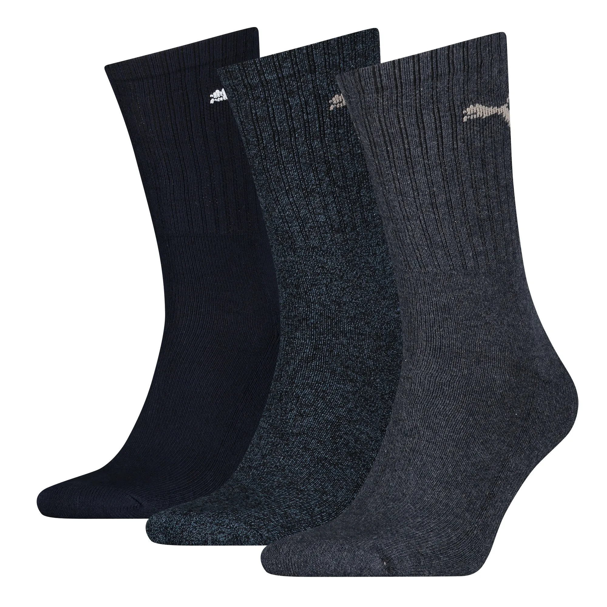 Puma Cush Crew Sport Socks, Blue, 35/38, 12 Pair Pack - immagine 1