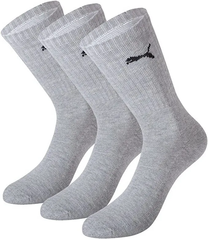 Puma Cush Crew Sport Socks, Grey, 43-46, 15 Pair Pack - immagine 2