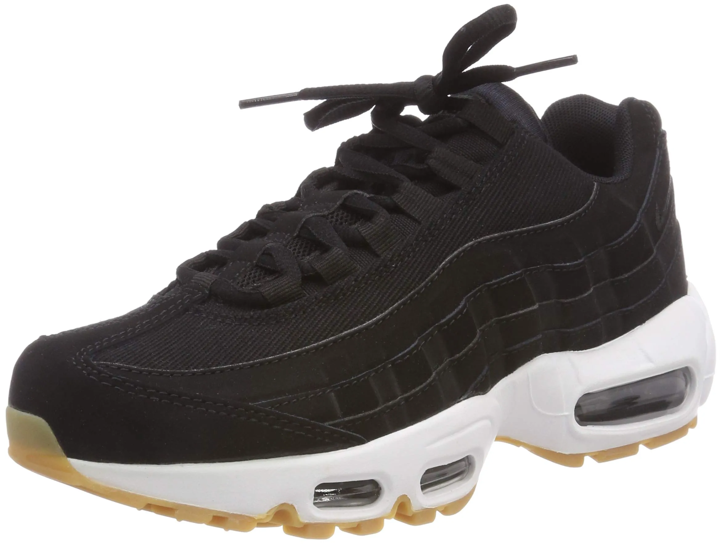 Nike Air Max 95 Women's Shoes - Black/Black-Anthracite-Gum Light Brown 017, 37.5 EU - immagine 1