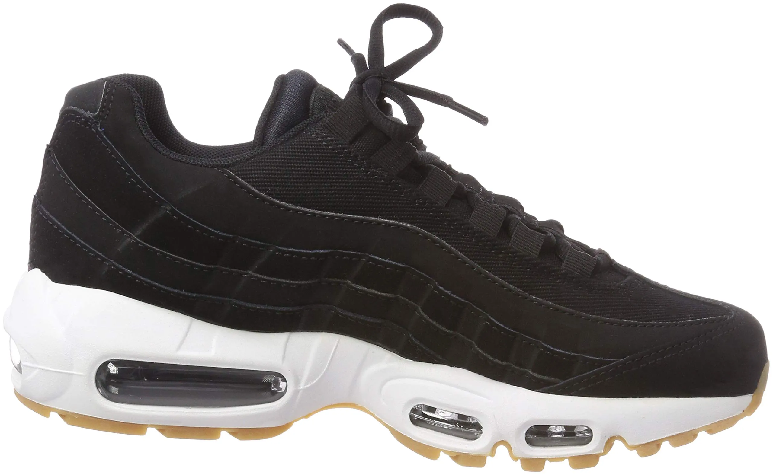 Nike Air Max 95 Women's Shoes - Black/Black-Anthracite-Gum Light Brown 017, 37.5 EU - immagine 6