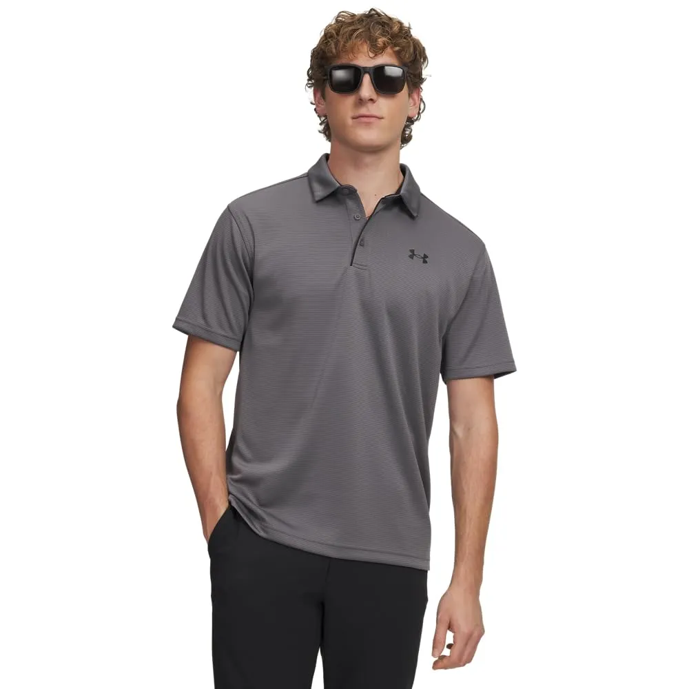 Under Armour Tech Polo Uomo - Grigio (Graphite/Black 040) - XL Tall - immagine 1
