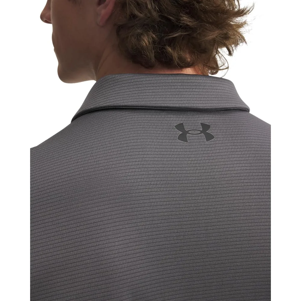 Under Armour Tech Polo Uomo - Grigio (Graphite/Black 040) - XL Tall - immagine 7