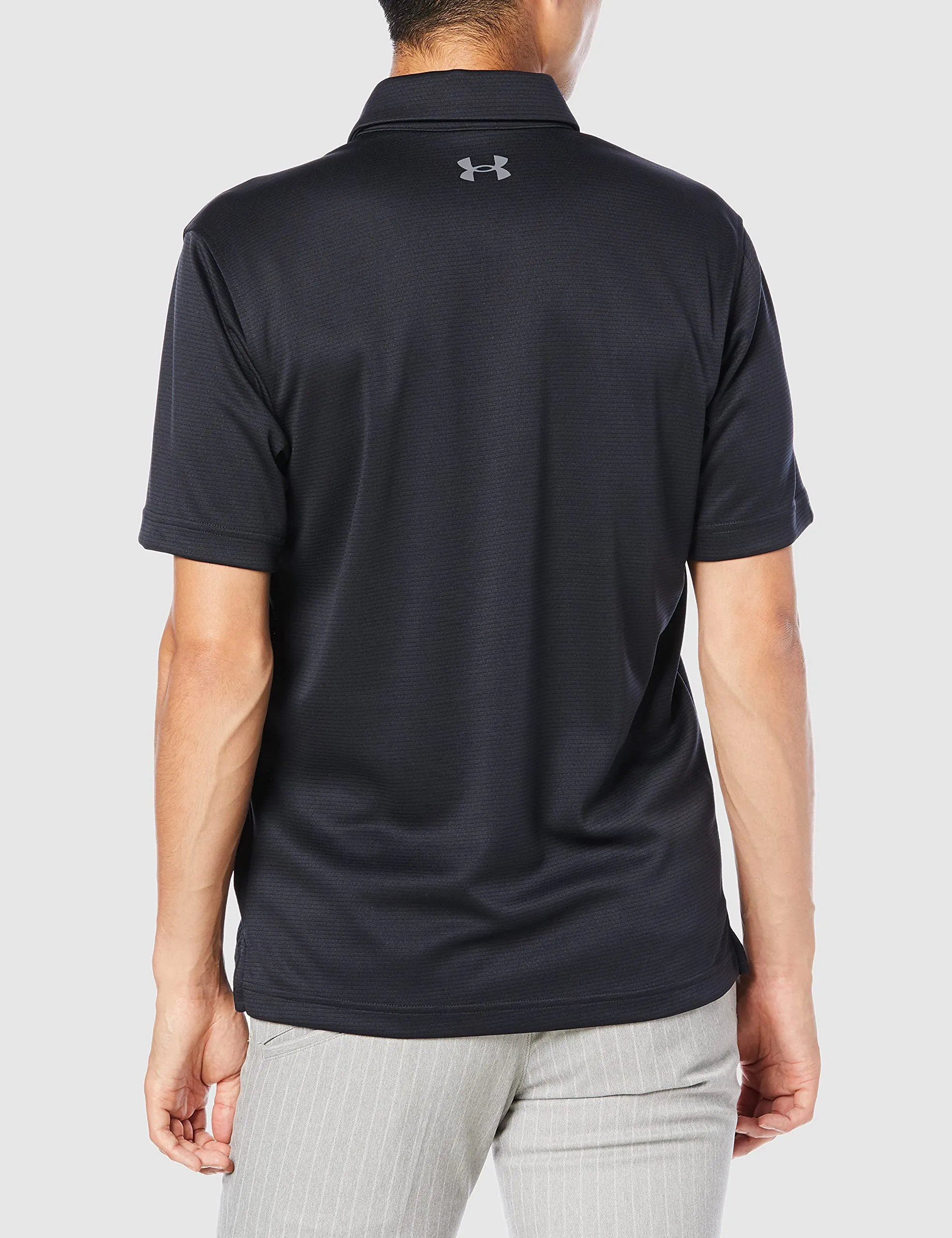 Under Armour Tech Polo Uomo, Black/Graphite 001, 3XL Tall - immagine 3