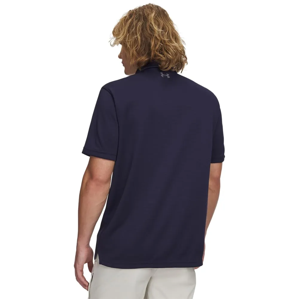 Under Armour Polo Tech da Golf da Uomo, 4XL, Midnight Navy - immagine 2