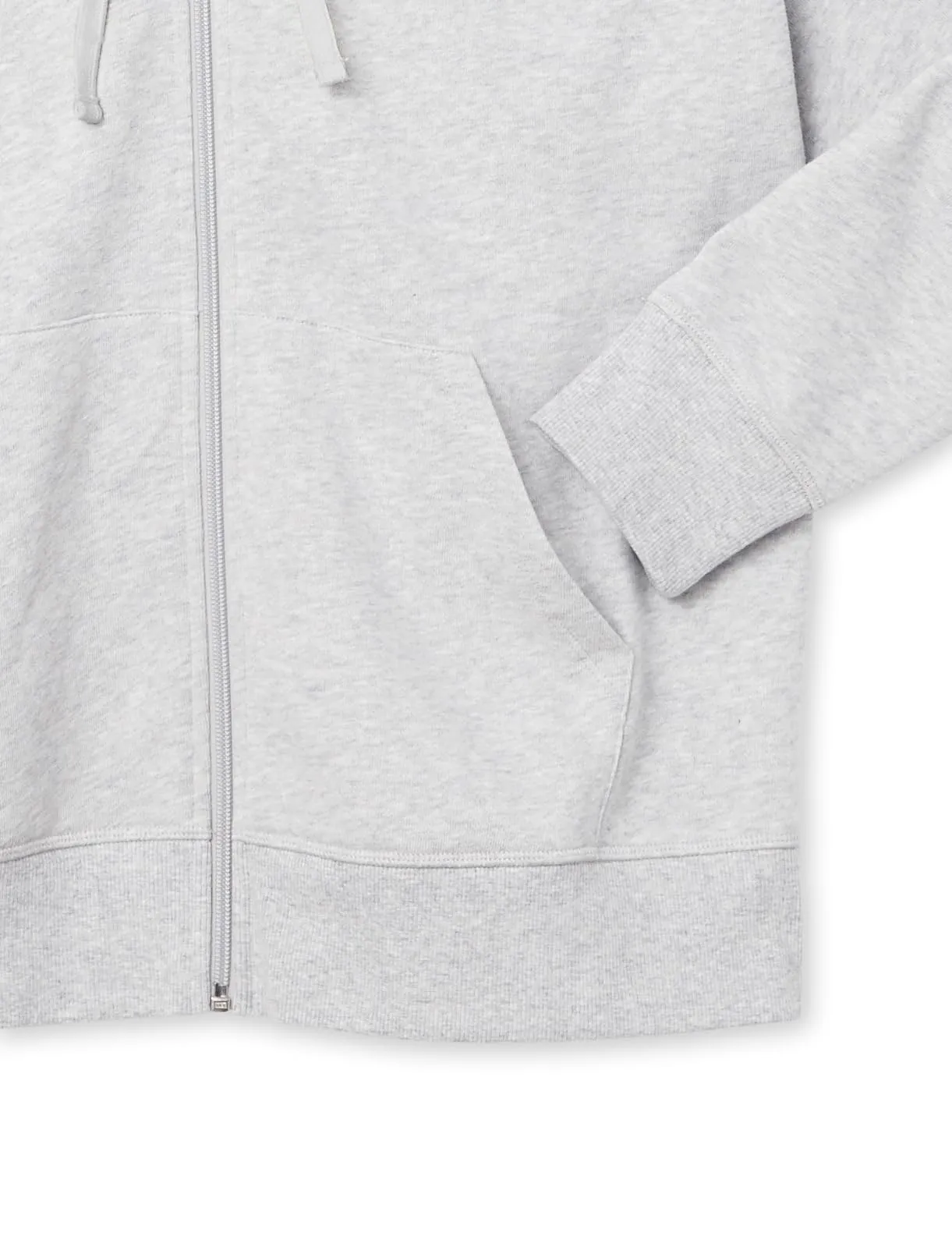 Amazon Essentials Full-zip Hoodie, Light Grey Heather, Large - immagine 9