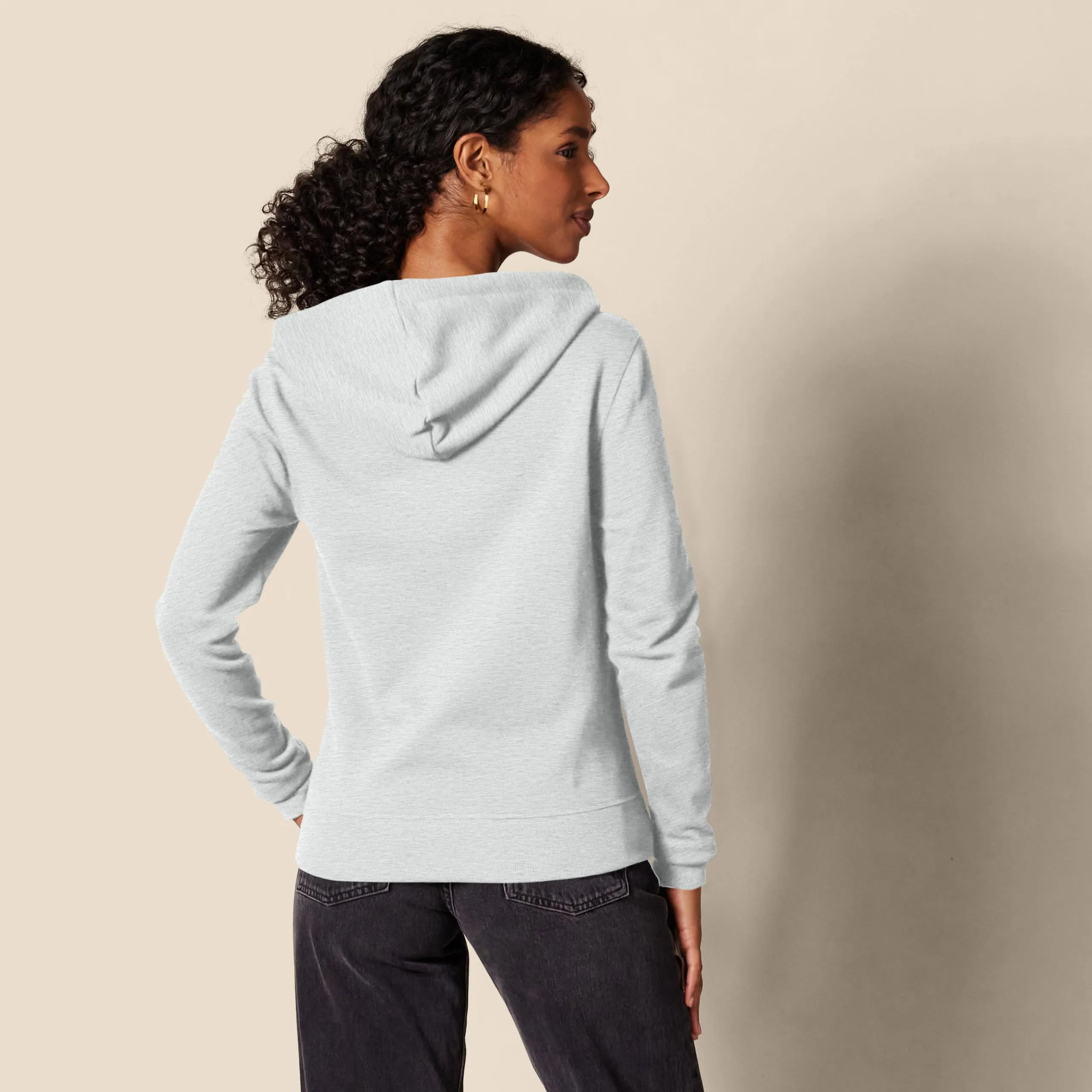 Amazon Essentials Full-zip Hoodie, Light Grey Heather, X-Large - immagine 2