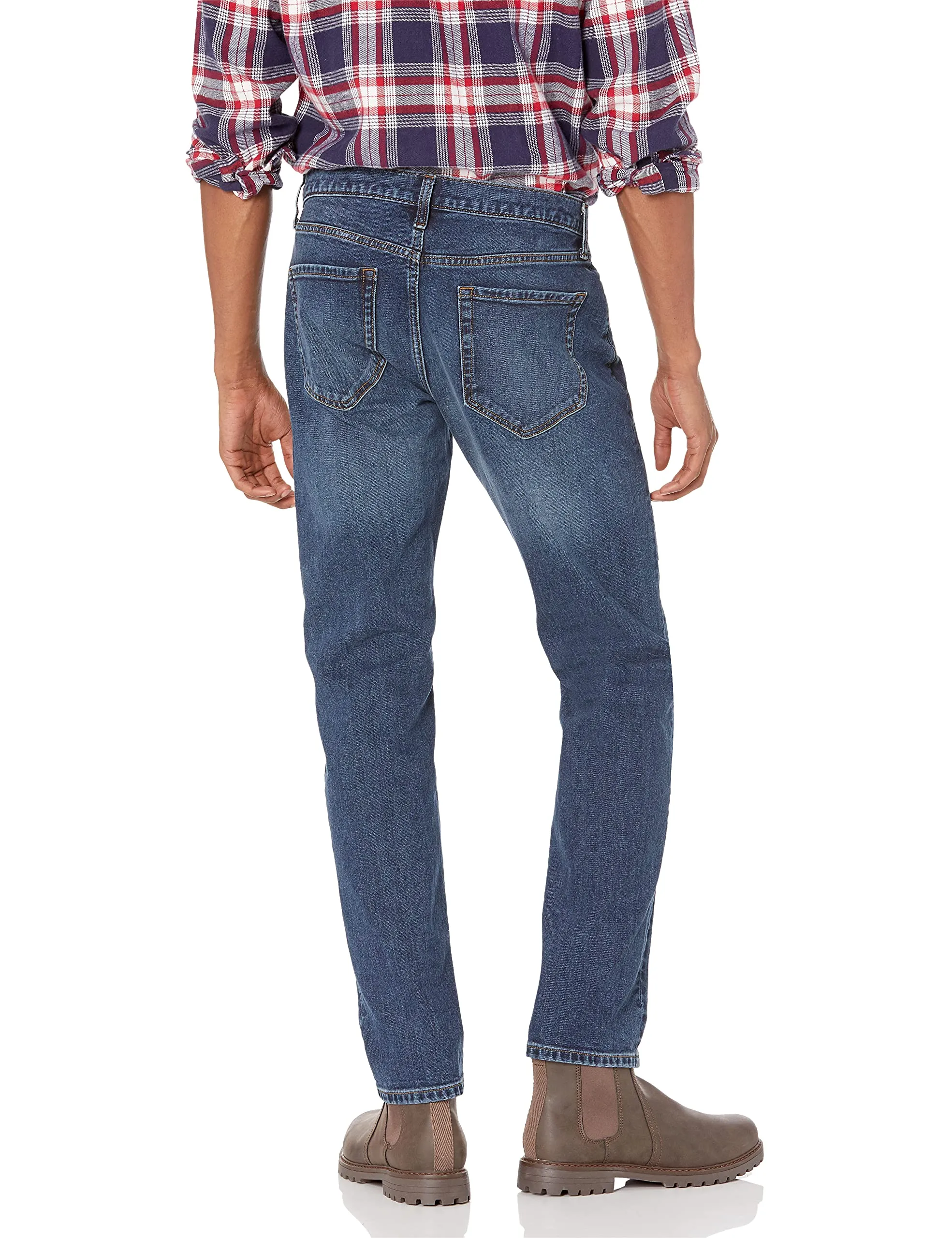 Amazon Essentials Slim Fit Jeans, Delavé Medio, 30W / 29L - immagine 3