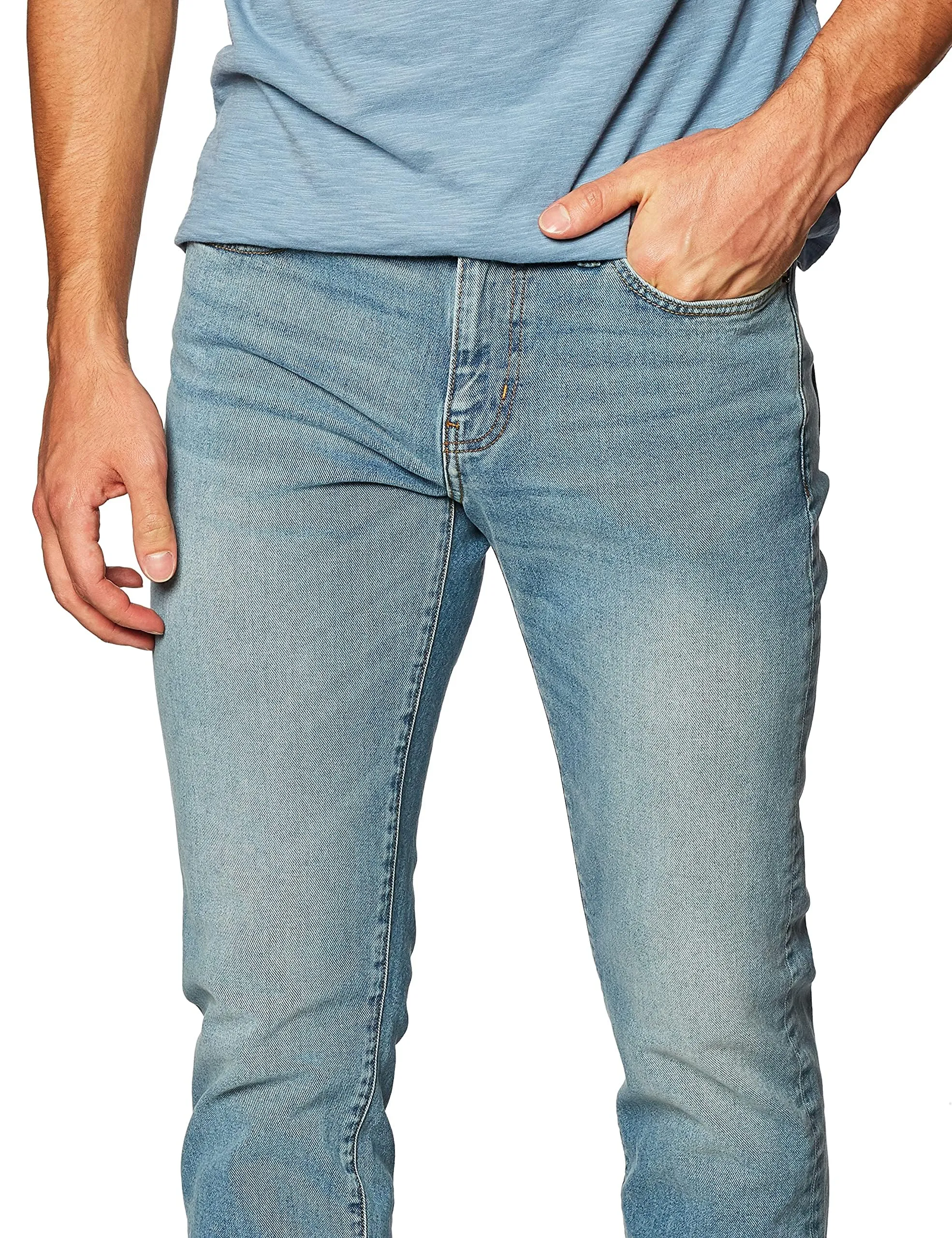 Amazon Essentials Slim Fit Jeans, Delavé Chiaro, 35W / 29L - immagine 4