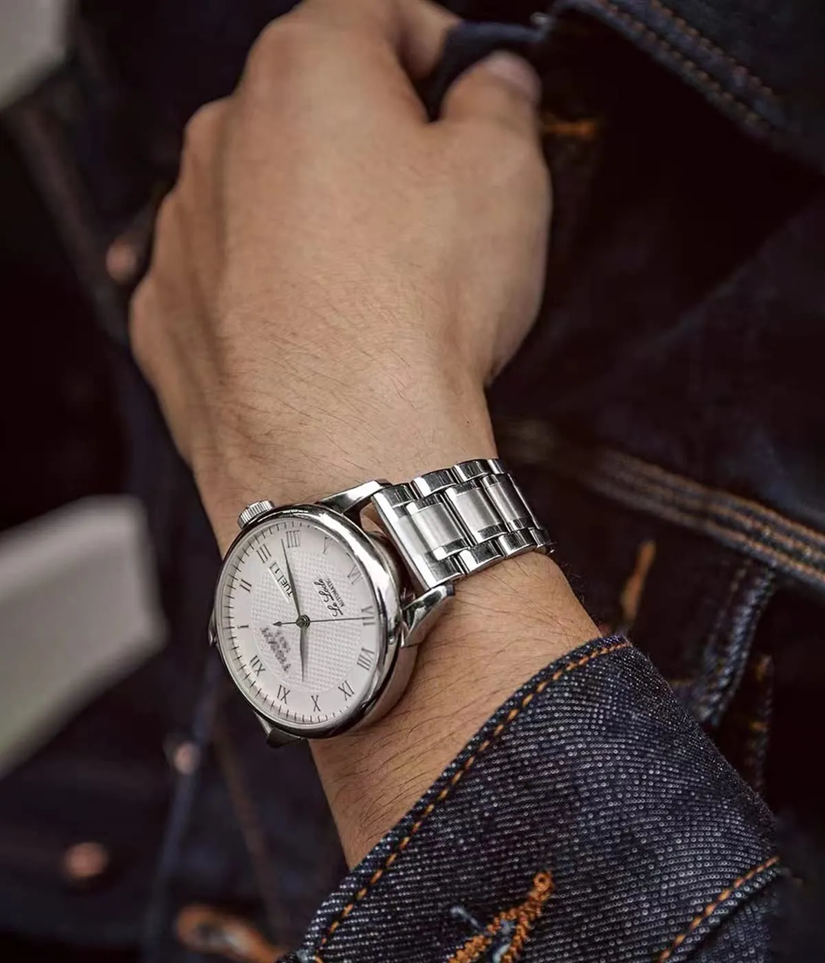 HEYOZURY Cinturino in Acciaio Inossidabile per Orologio 16mm Argento - immagine 3