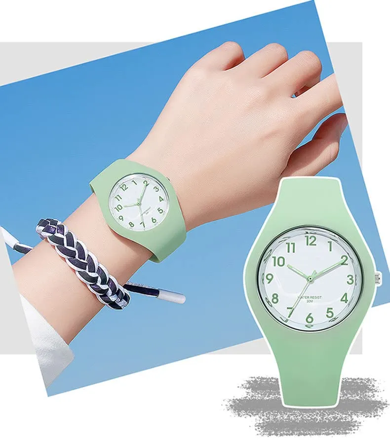 Forrader Orologio Sportivo da Donna in Silicone, Impermeabile, Verde - immagine 3
