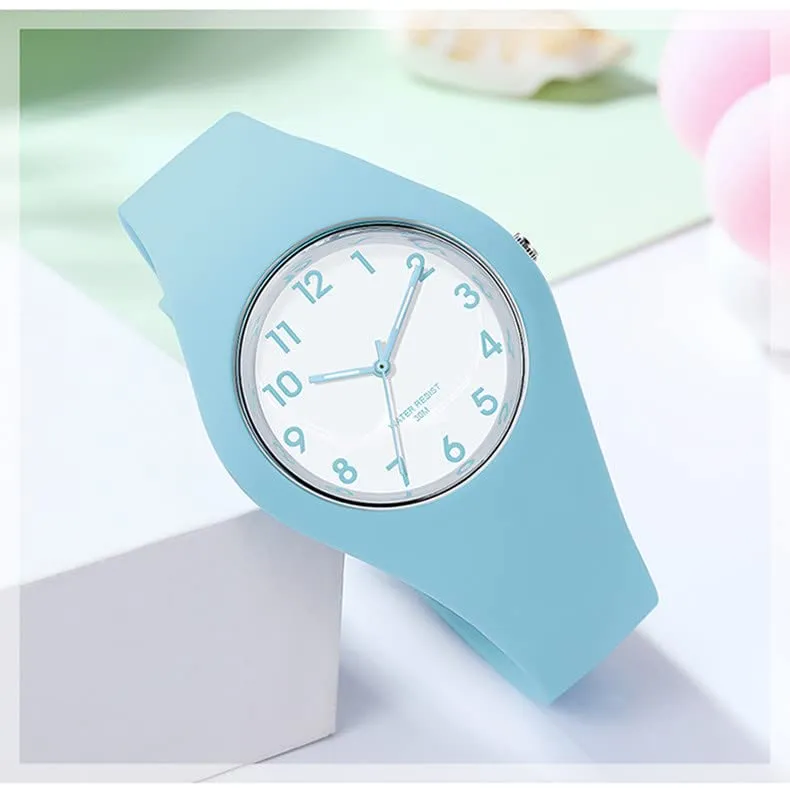 Forrader Orologio Sportivo da Donna in Silicone, Analogico al Quarzo, Impermeabile, Blu - immagine 3